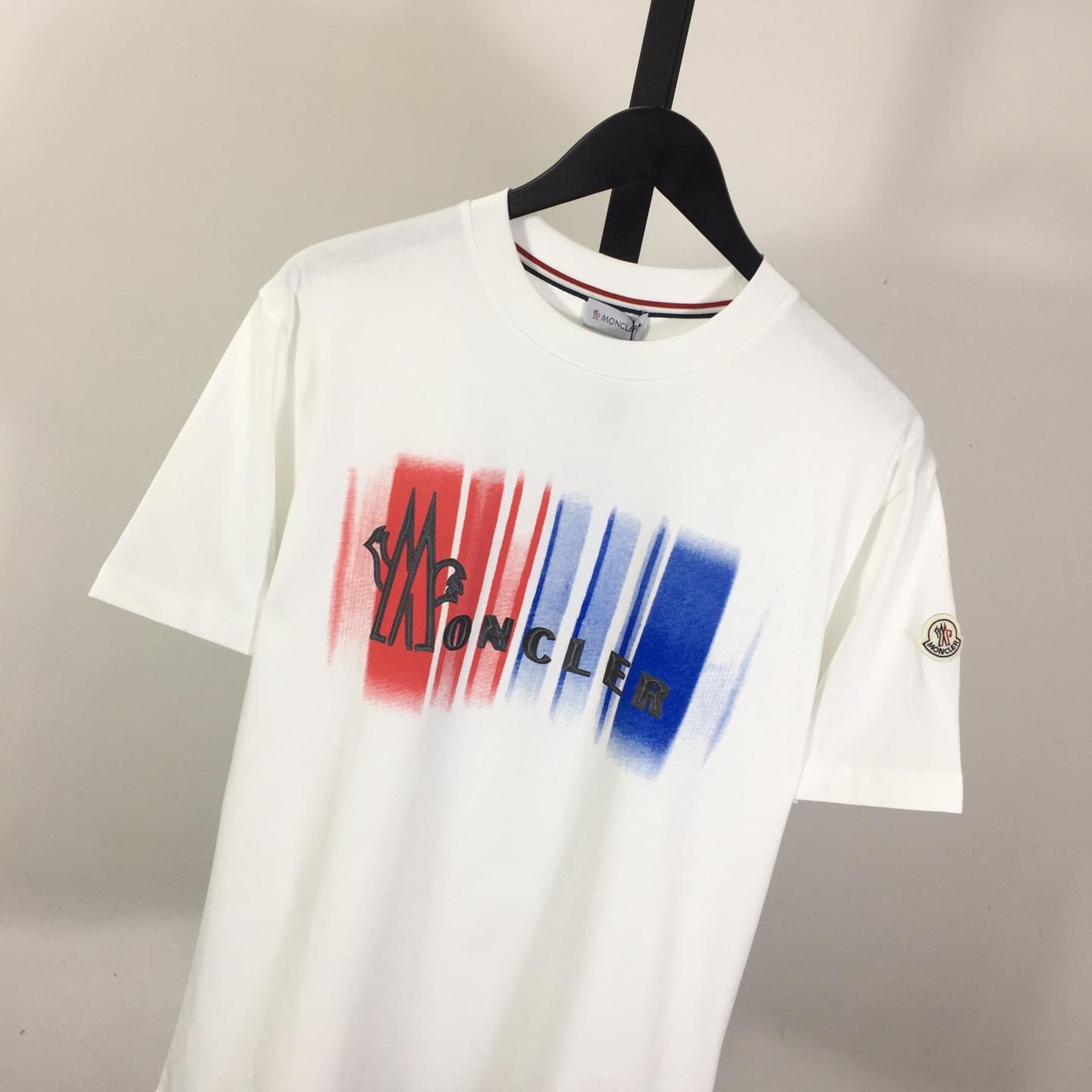 Moncler Logo Cotton T-shirt - DesignerGu