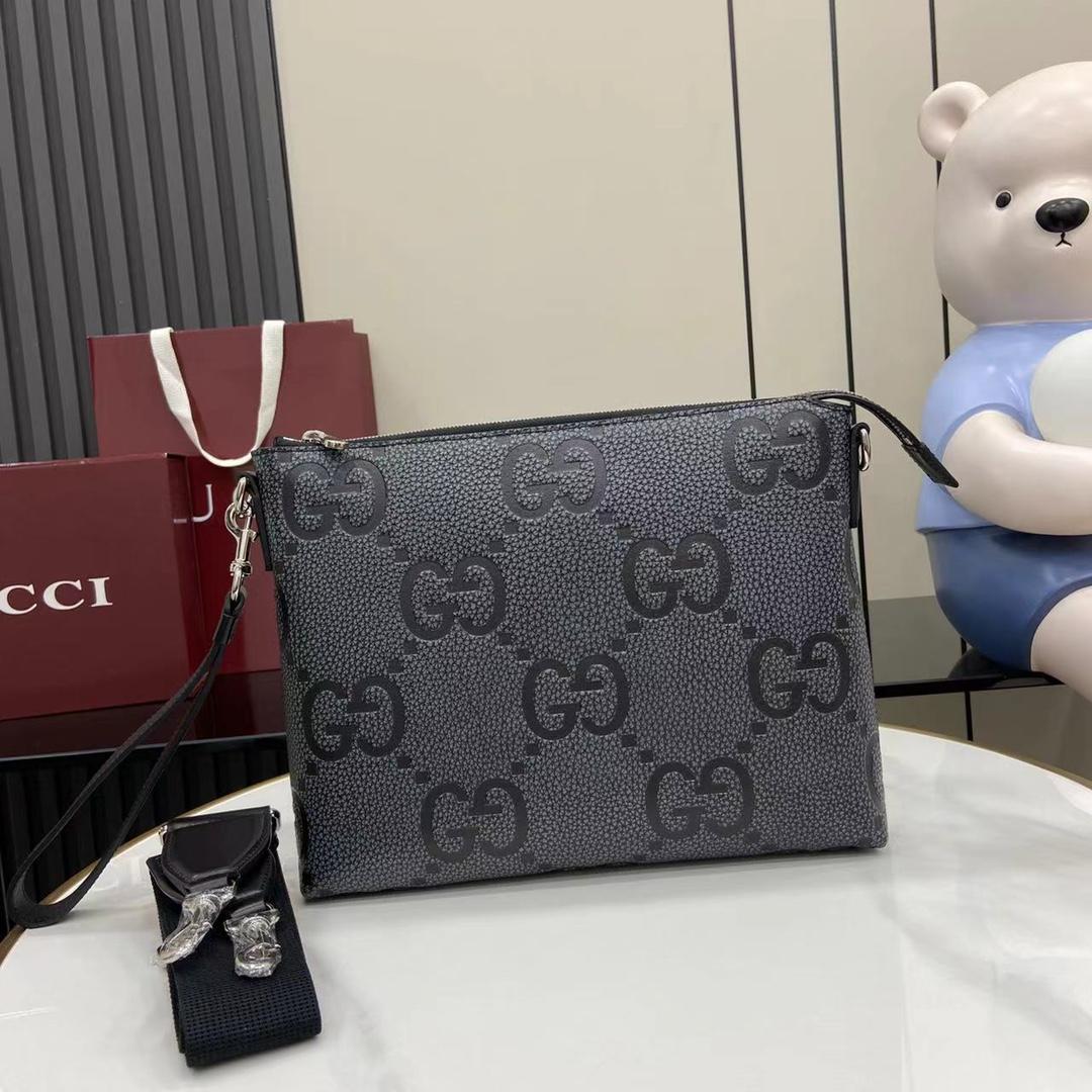Gucci Medium Jumbo GG Messenger Bag - DesignerGu