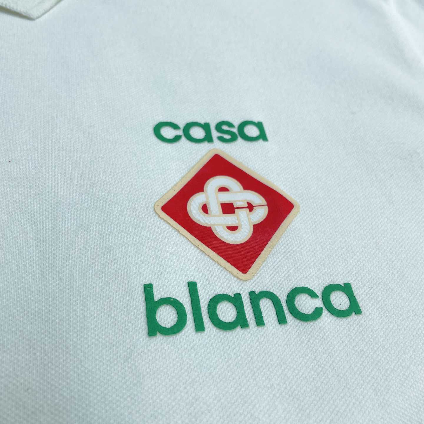 Casablanca Logo Piqué Polo Shirt   c1000 - DesignerGu