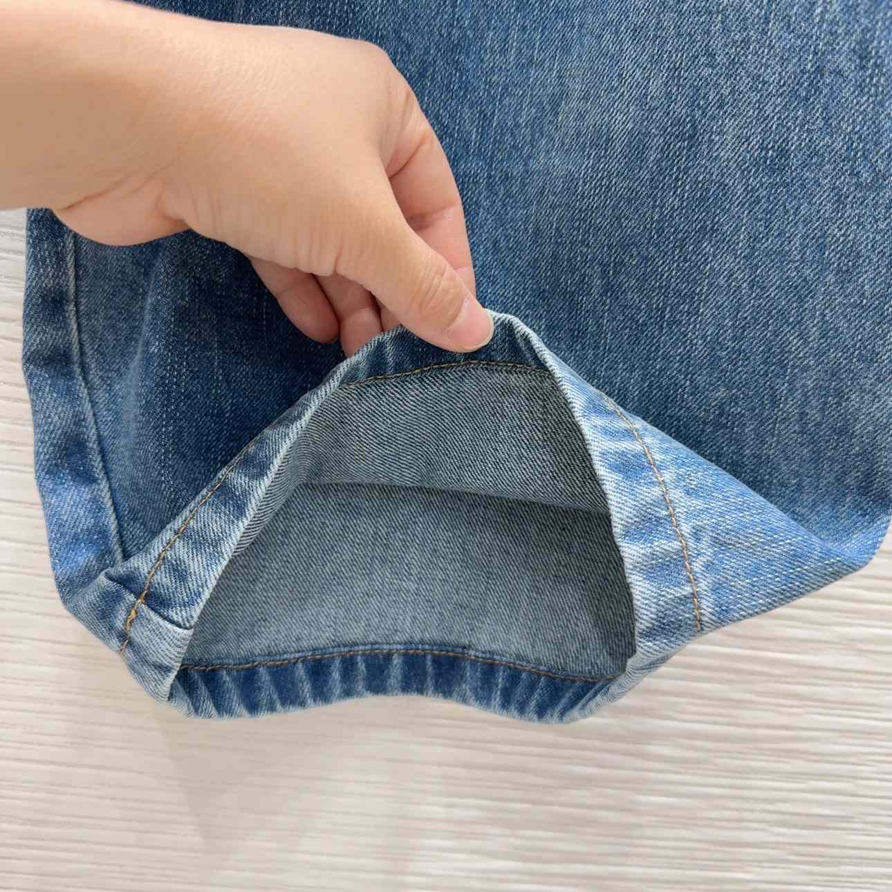 Loewe Draped Jeans In Denim - DesignerGu
