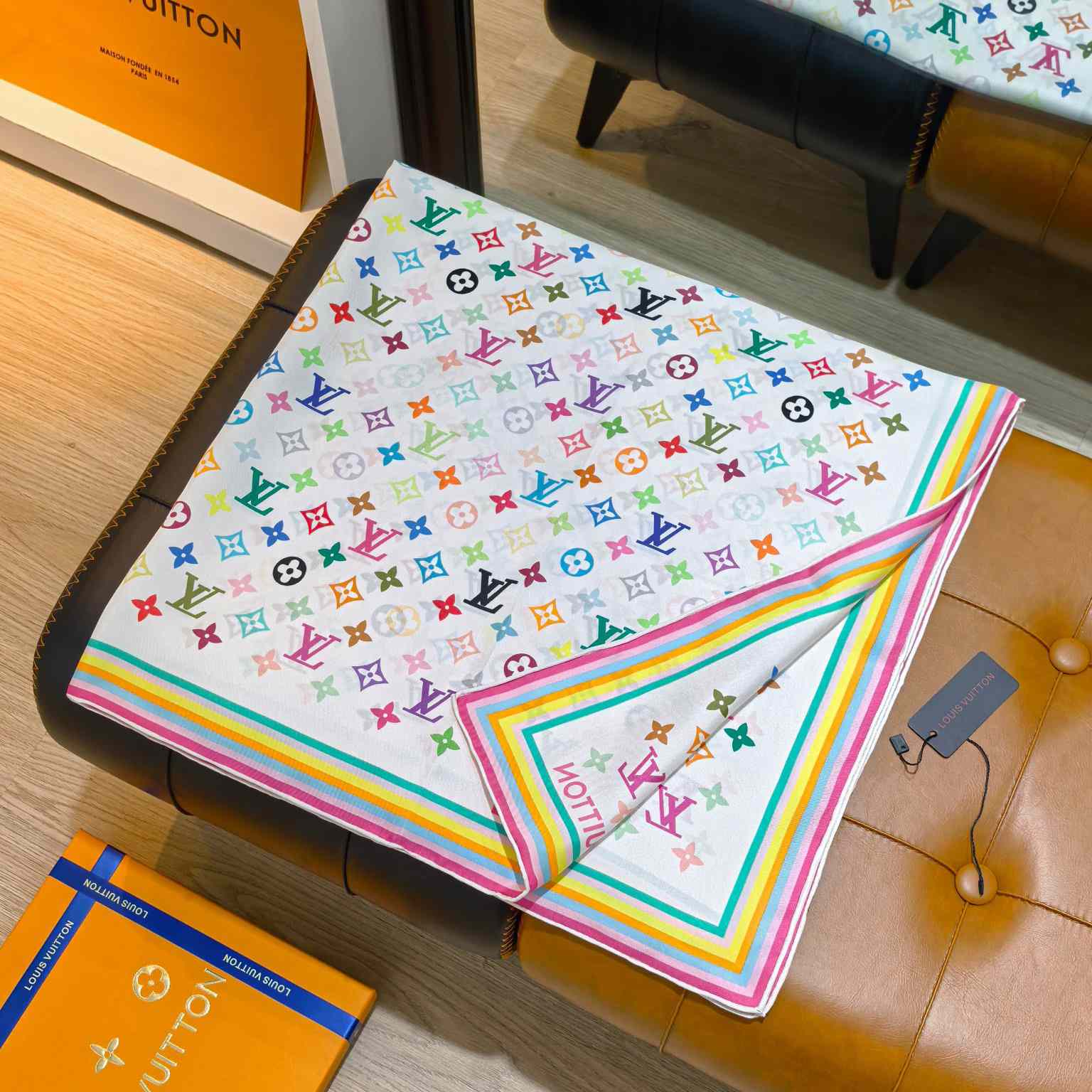 Louis Vuitton LV x TM Monogram Multicolor Square 90   M94967 - DesignerGu