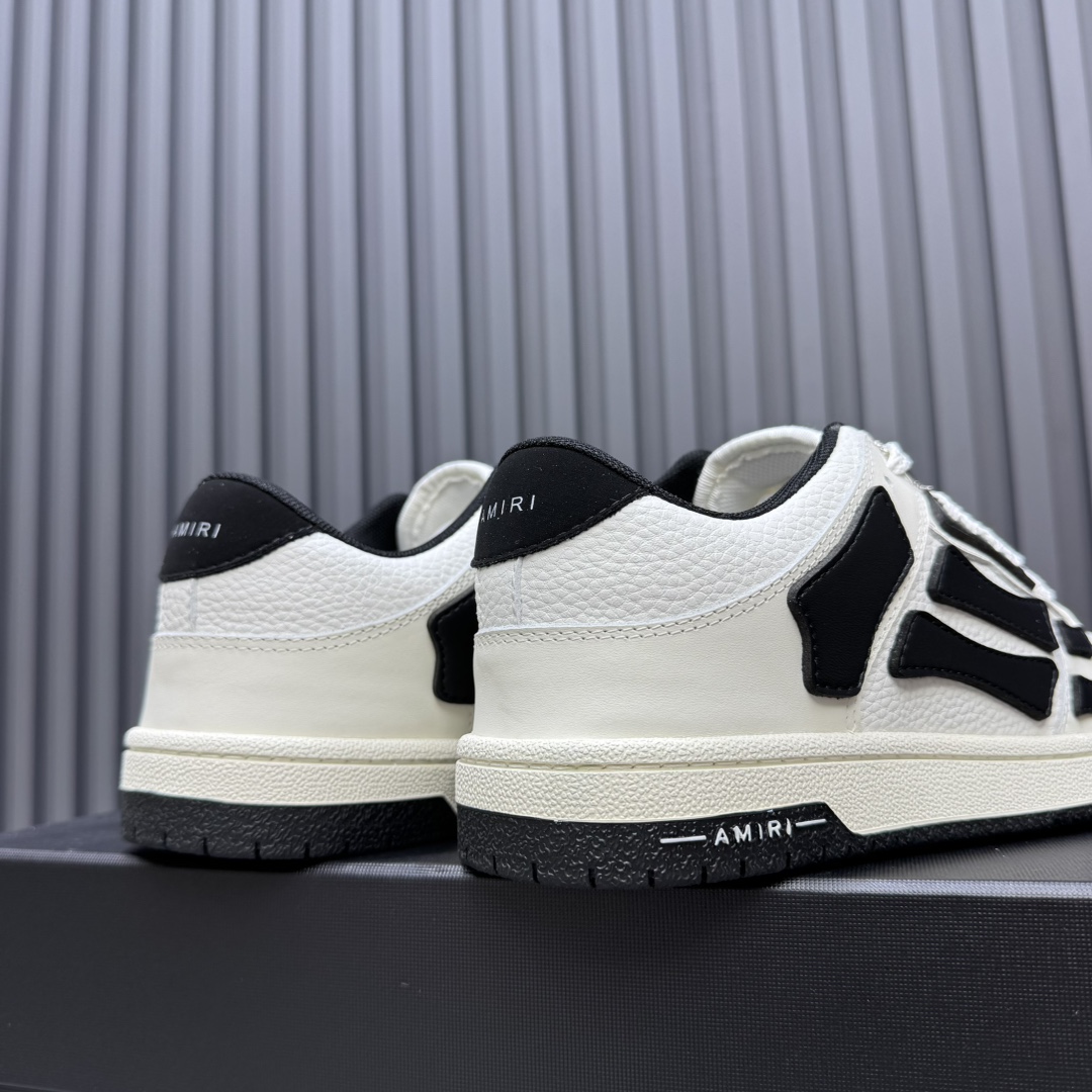 Amiri Skel-Top Low Sneaker White/Black - 
