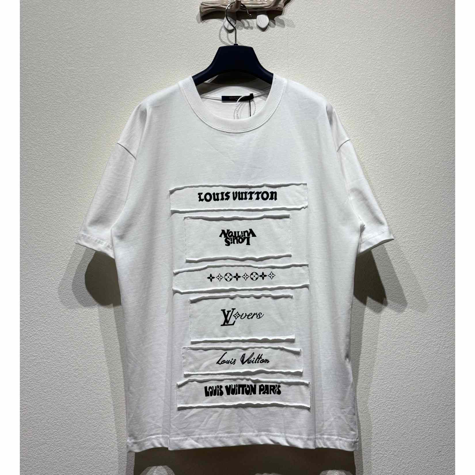 Louis Vuitton Short-Sleeved T-Shirt   - DesignerGu