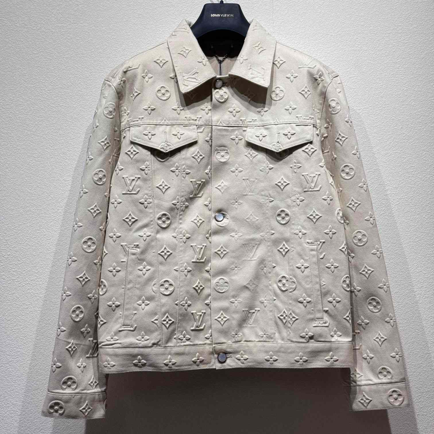 Louis Vuitton Monogram Embossed Overshirt    - DesignerGu