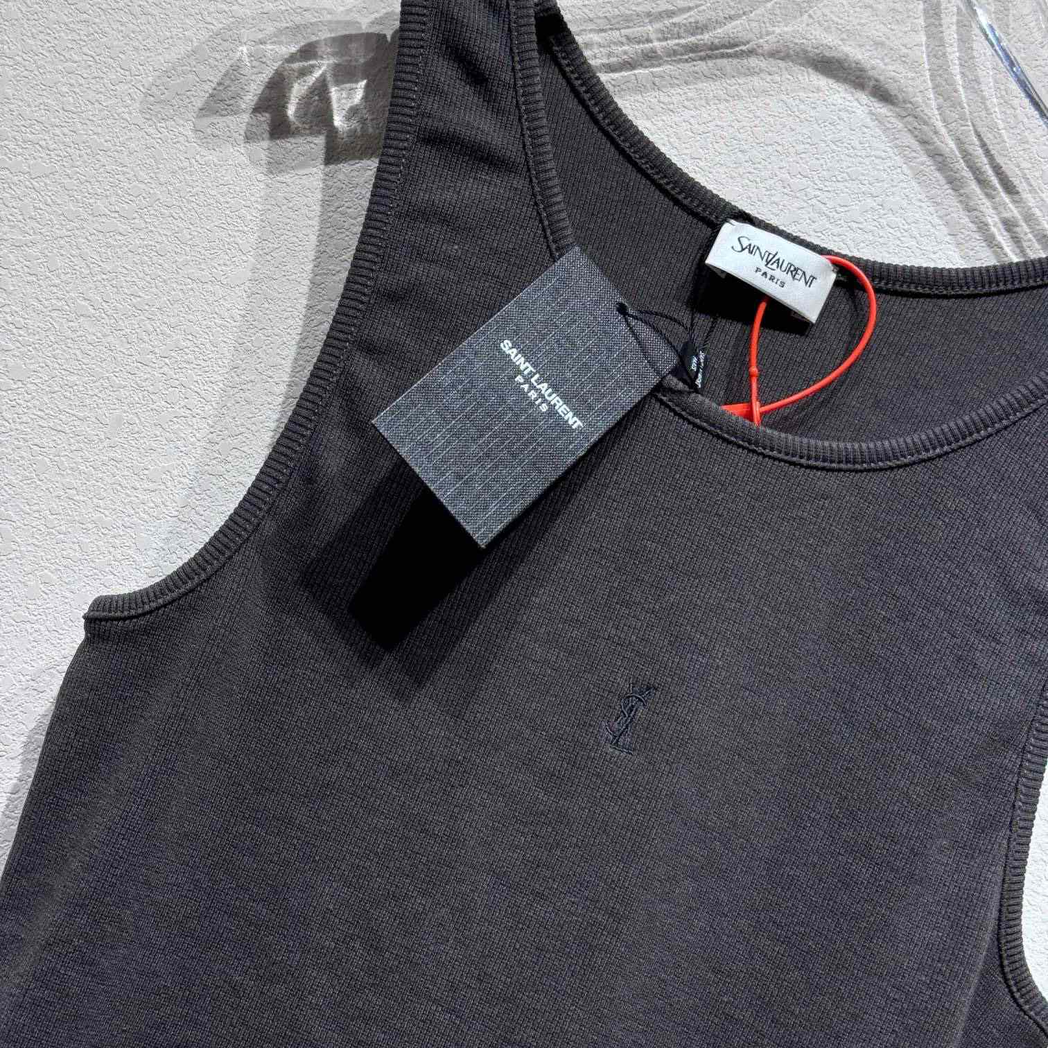 Saint Laurent Cassandre Tank Top - DesignerGu