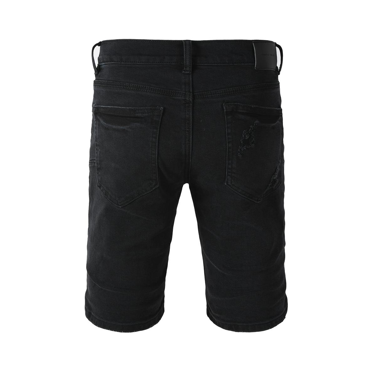 Purple-Brand Denim Shorts    5108 - 