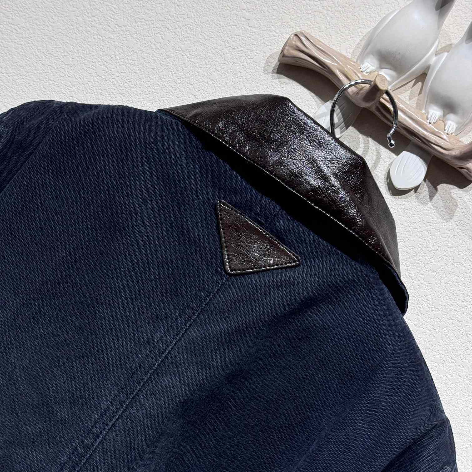 Prada Distressed Canvas Jacket - DesignerGu
