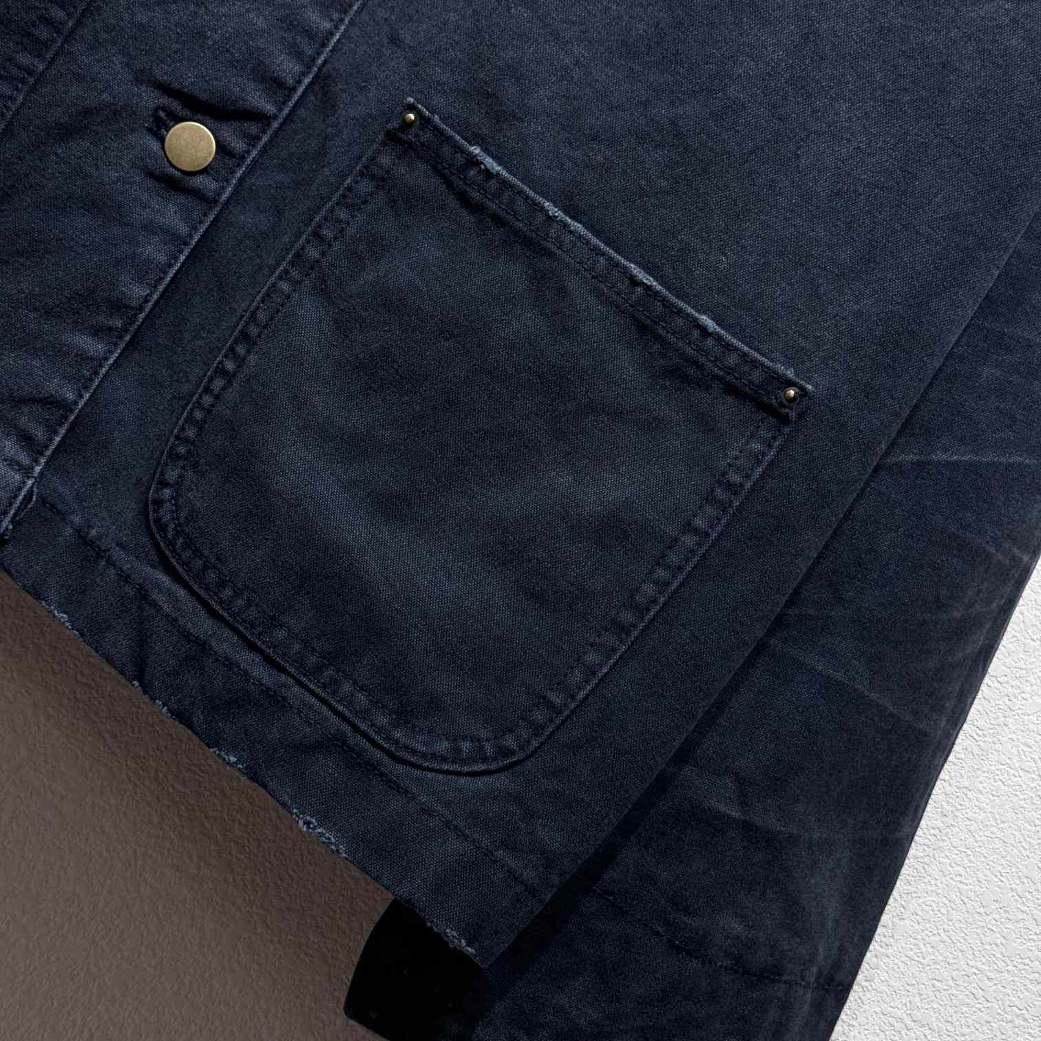 Prada Distressed Canvas Jacket - DesignerGu