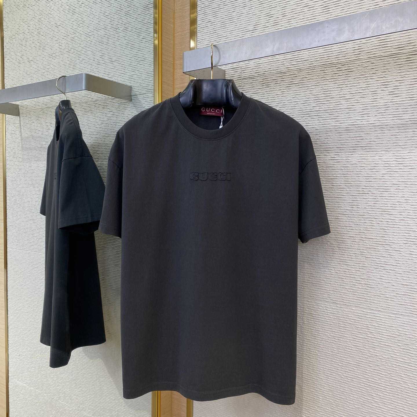 Gucci Embroidered Cotton Jersey T-shirt  - DesignerGu