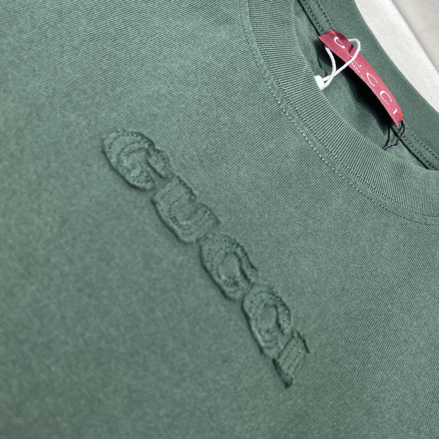 Gucci Embroidered Cotton Jersey T-shirt  - DesignerGu