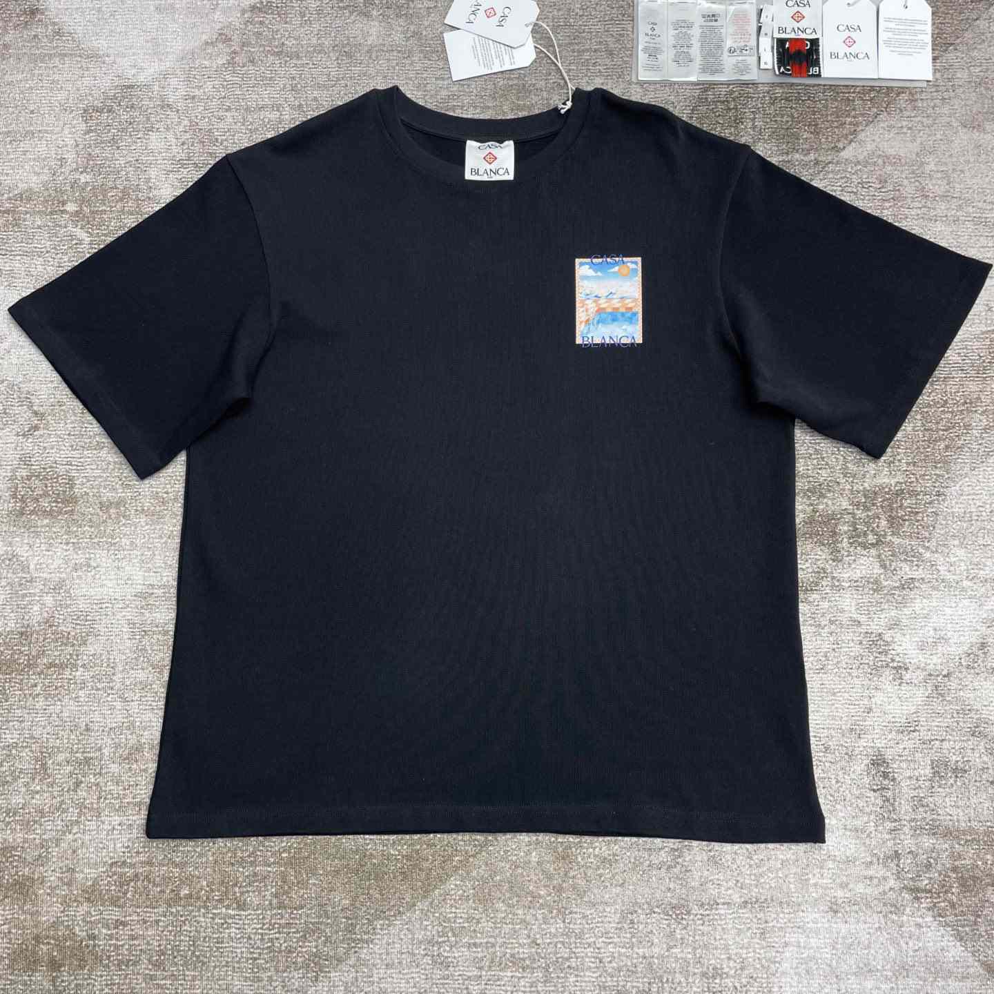 Casablanca Surreal Pool T-shirt   C969 - DesignerGu