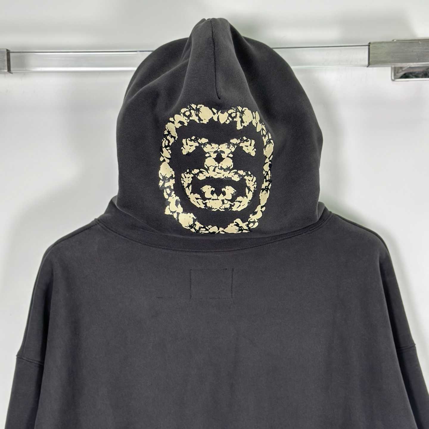 Denim Tears x Stussy Never Renege Hoodie Black - DesignerGu
