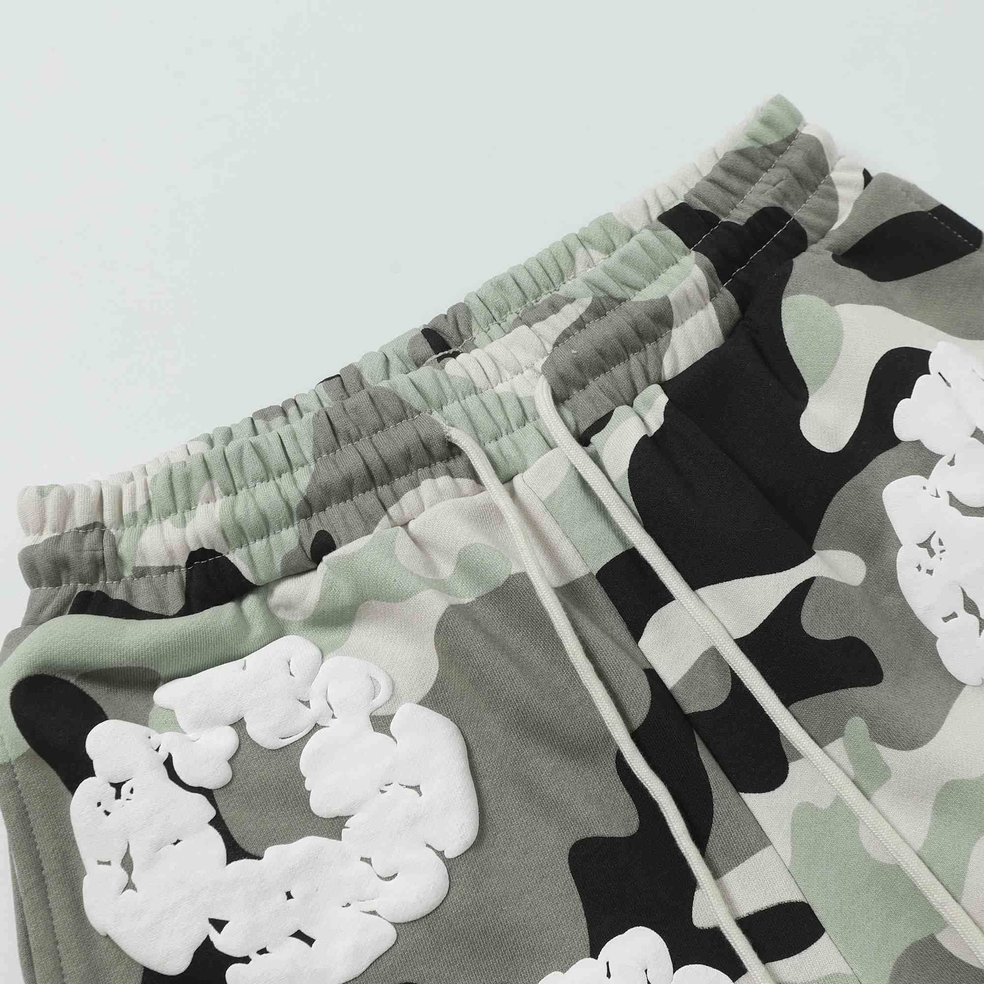 Denim Tears Camo Sweat Shorts - DesignerGu