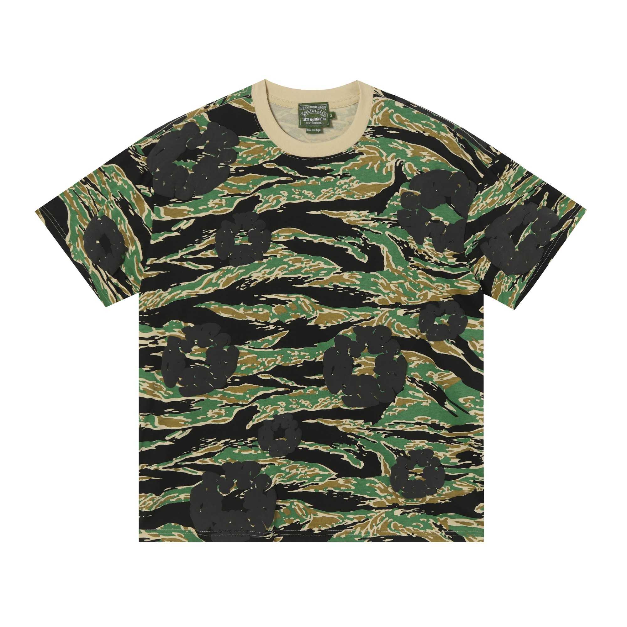 Denim Tears Camo Cotton T-shirt  - DesignerGu