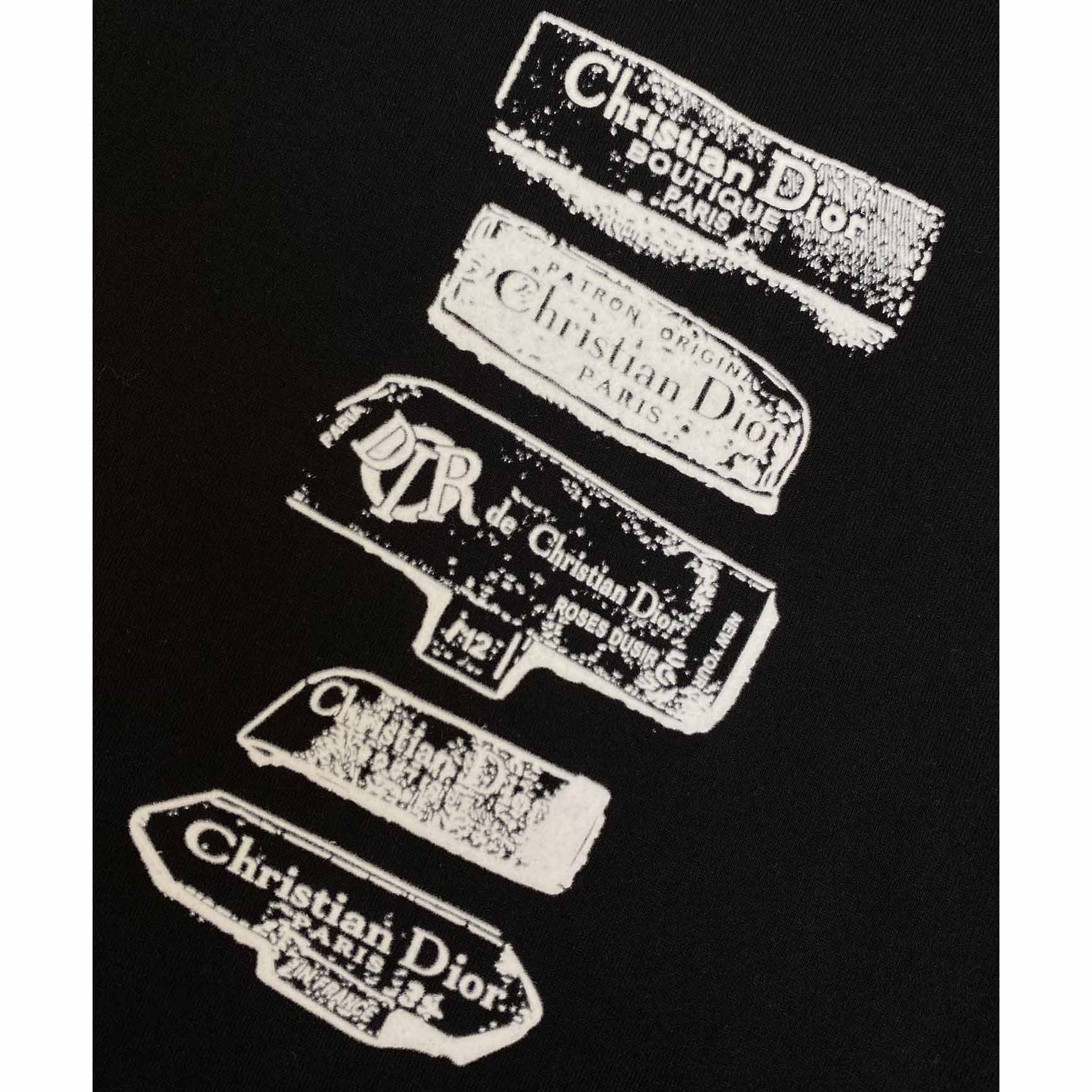 Dior Archives Labels T-Shirt, Relaxed Fit  - DesignerGu