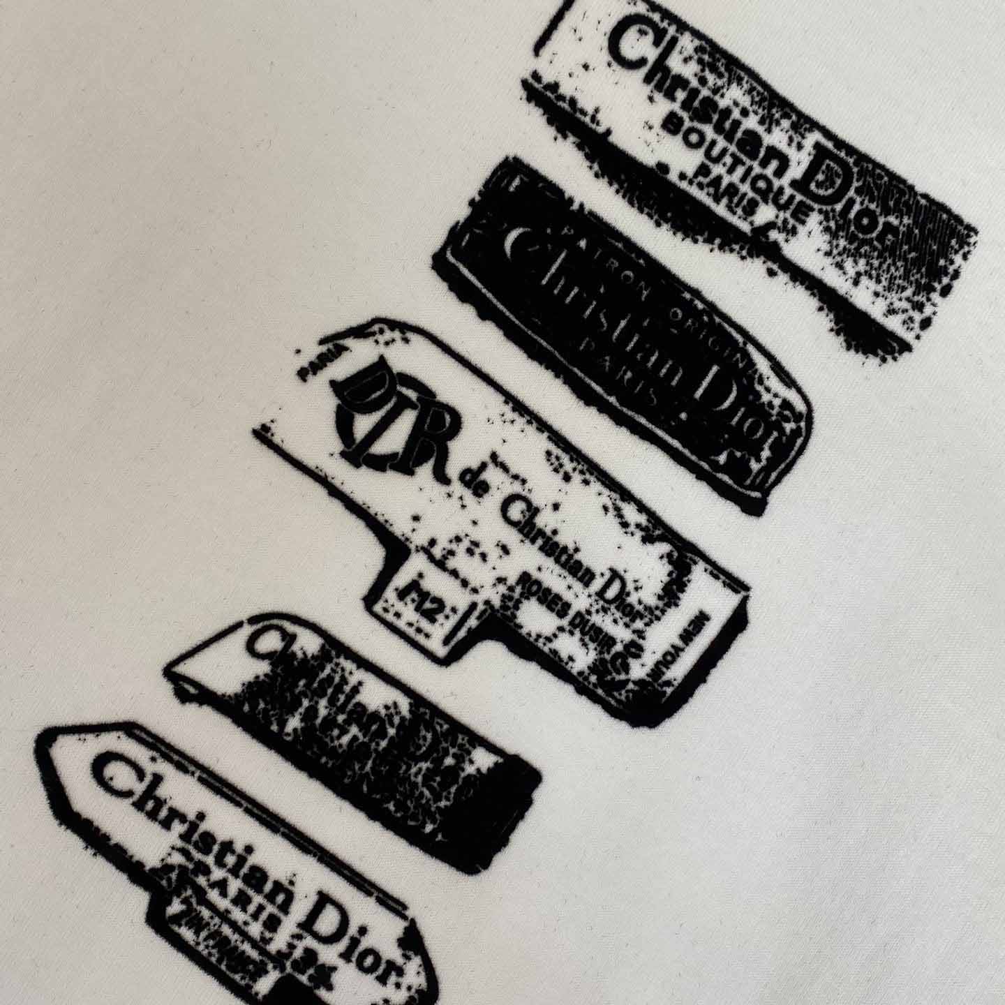 Dior Archives Labels T-Shirt, Relaxed Fit  - DesignerGu