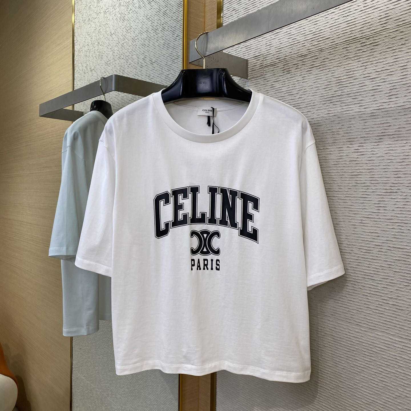 Celine Loose T-shirt In Cotton Jersey - DesignerGu