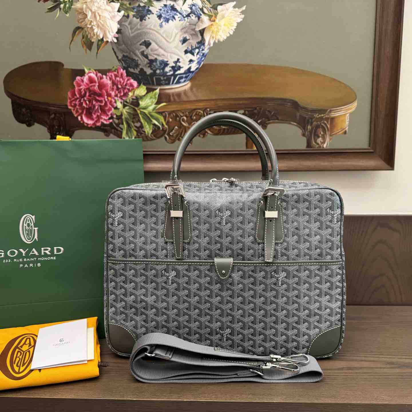 Goyard Ambassade MM Document Case - DesignerGu