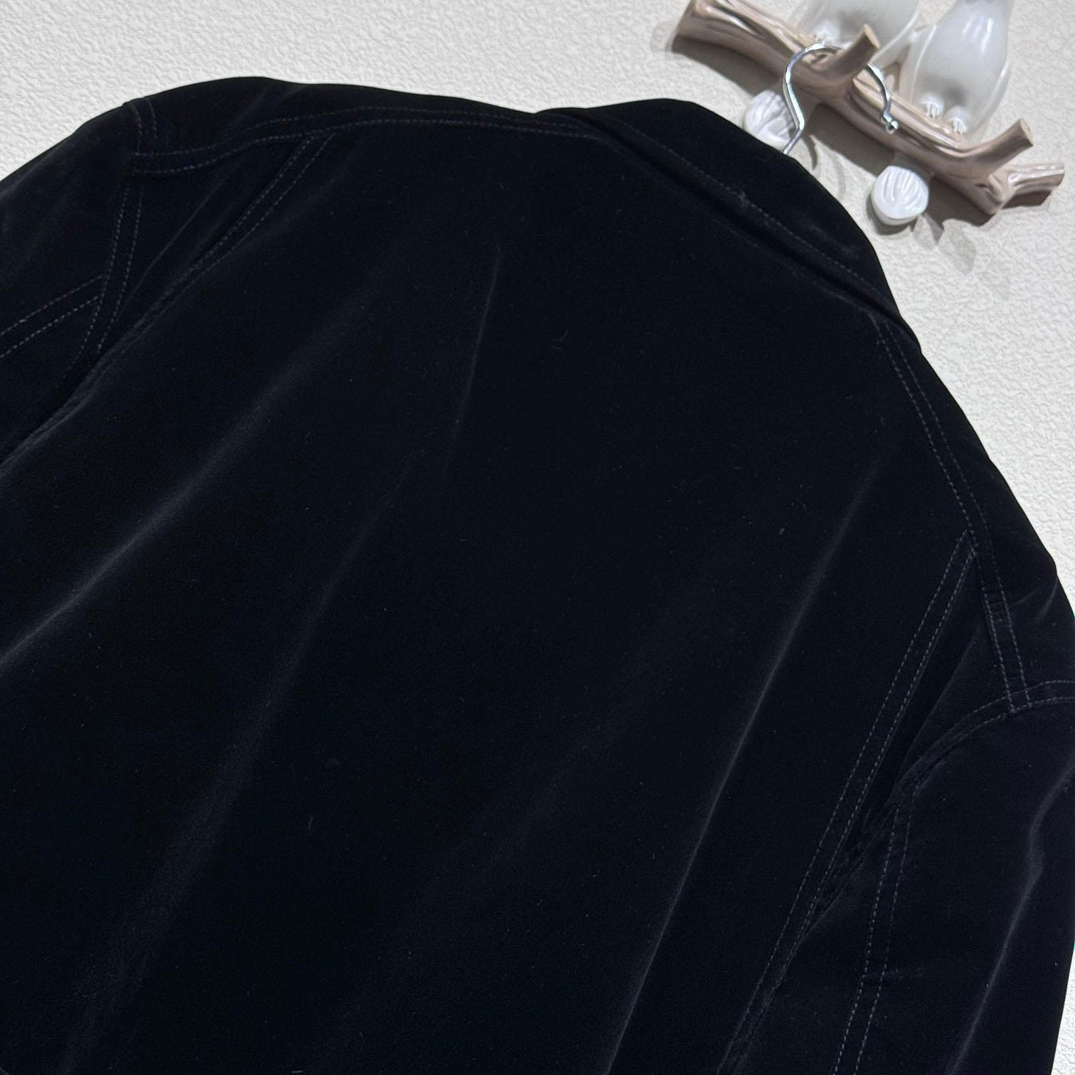 Prada Blouson In Velvet Denim - DesignerGu