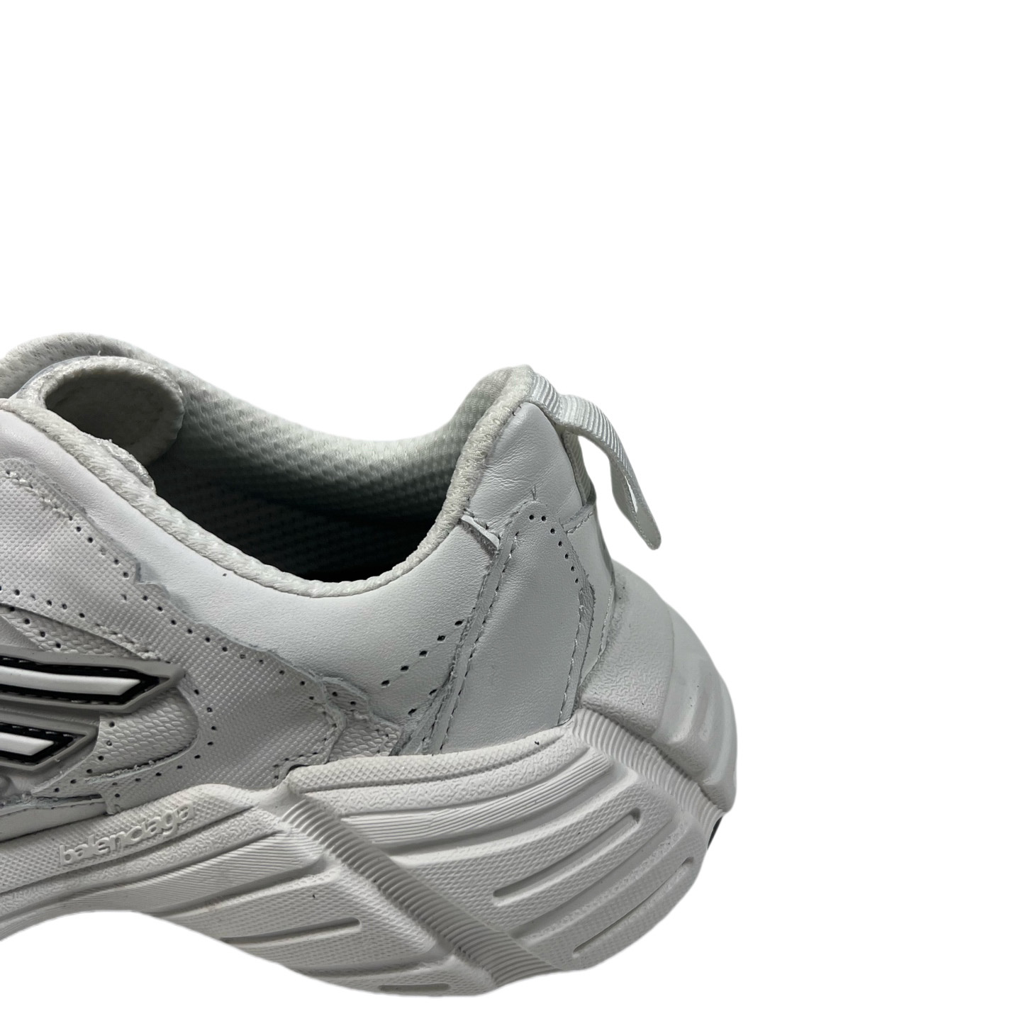 Balenciaga Monday Shoe In White,black And Grey Cowskin And Polyester - DesignerGu