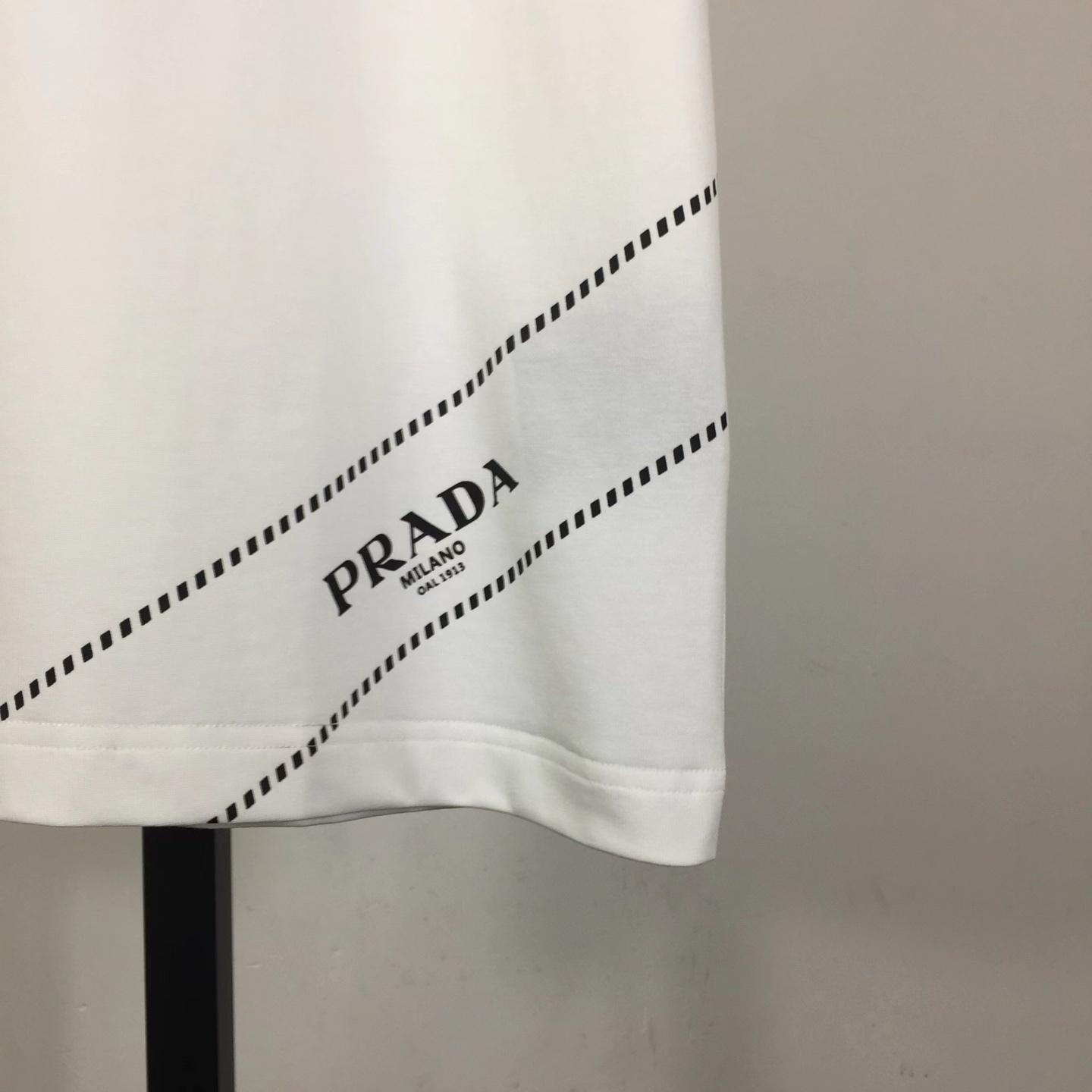 Prada Cotton T-Shirt - DesignerGu