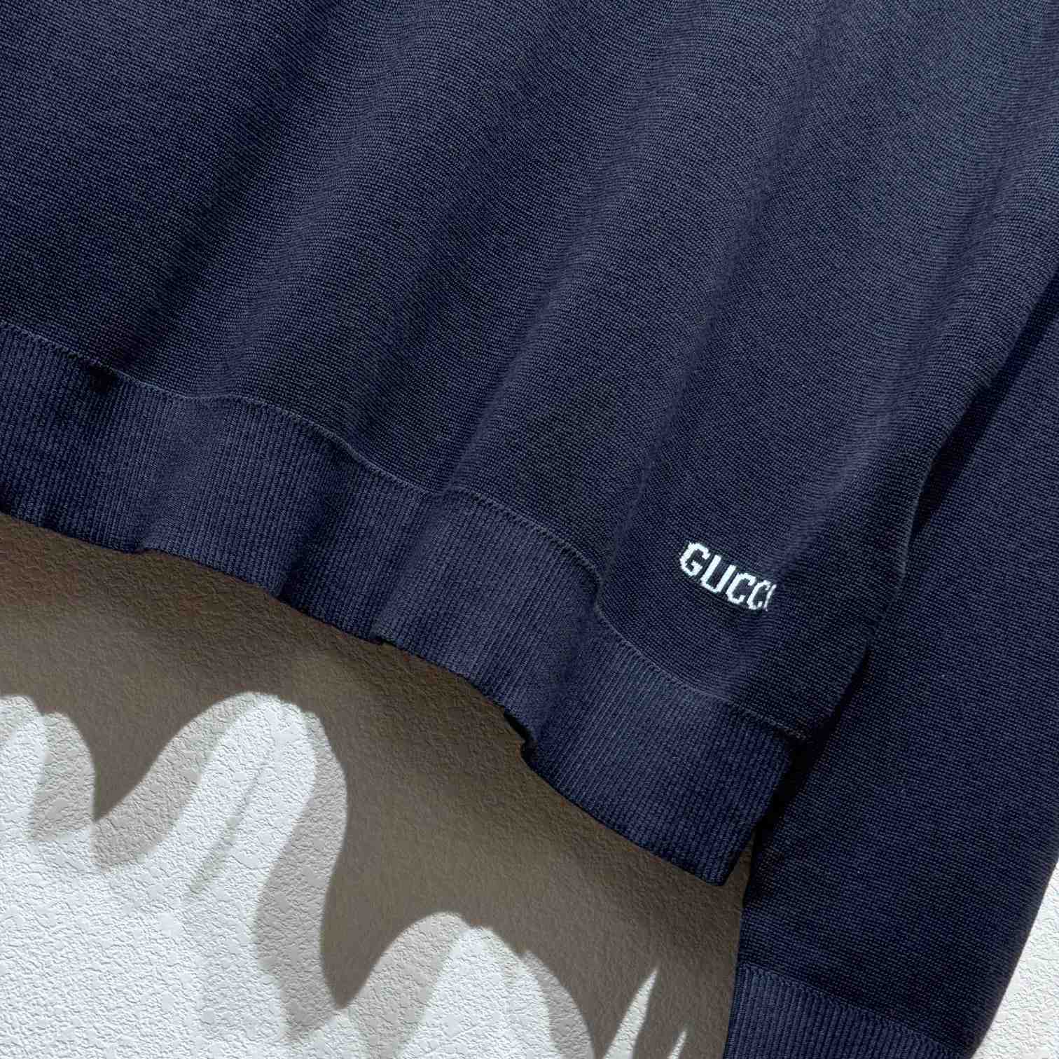 Gucci Silk Cotton Jumper With Intarsia - DesignerGu