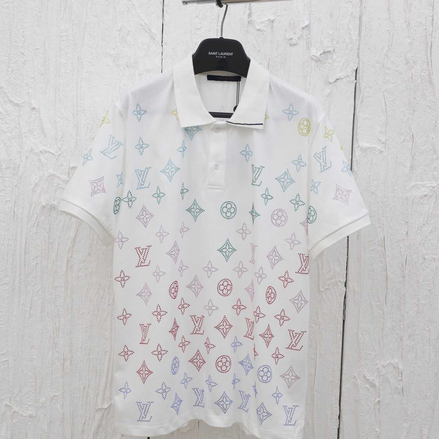 Louis Vuitton Monogram Flower Polo Shirt - DesignerGu