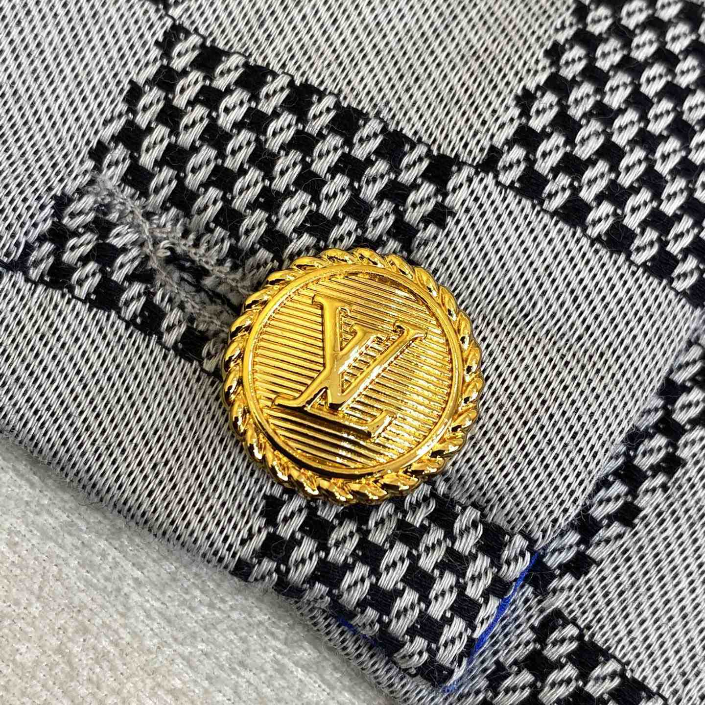 Louis Vuitton Damier Open Collar Cotton Overshirt  1AFVN5 - DesignerGu