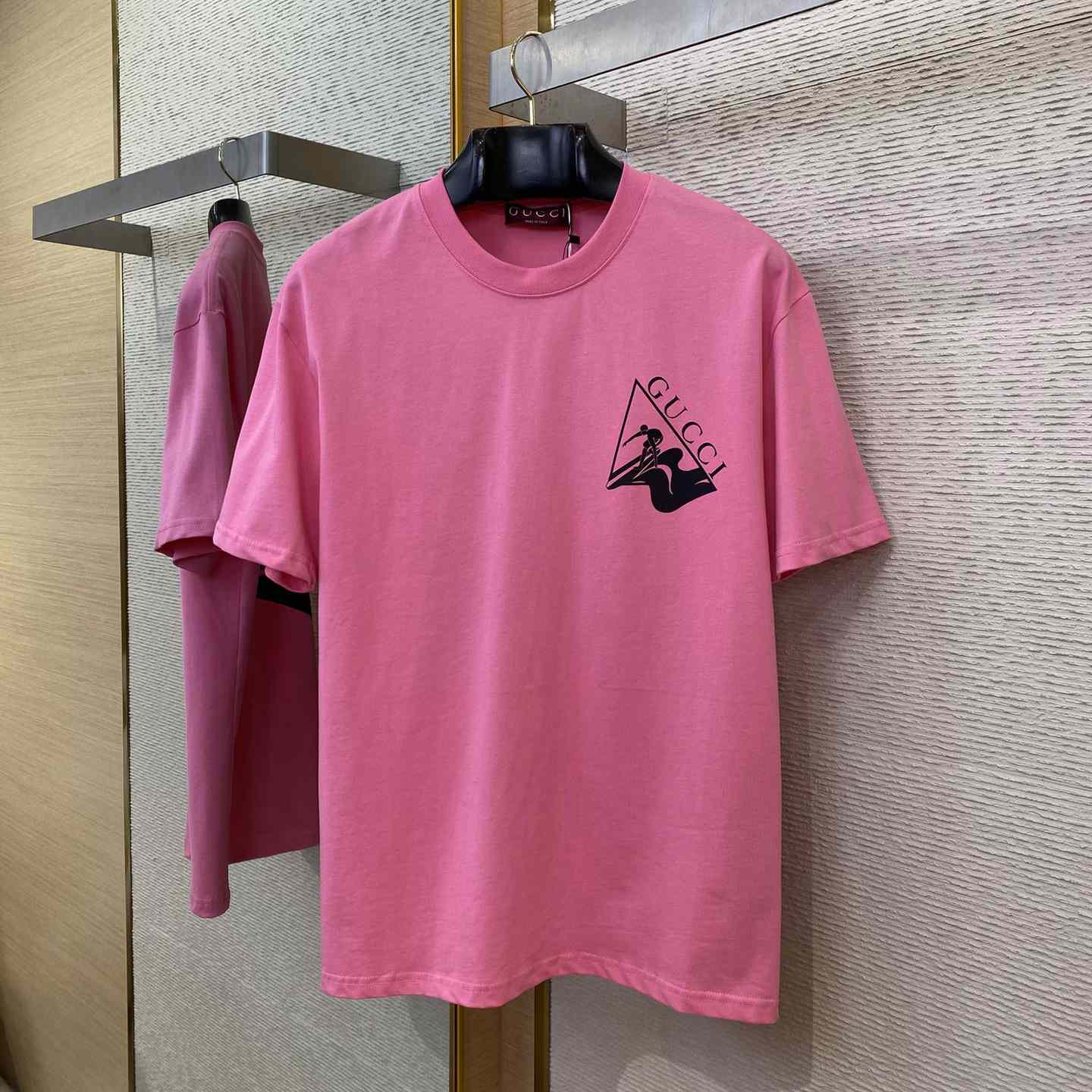 Gucci Printed Cotton Jersey T-shirt - DesignerGu