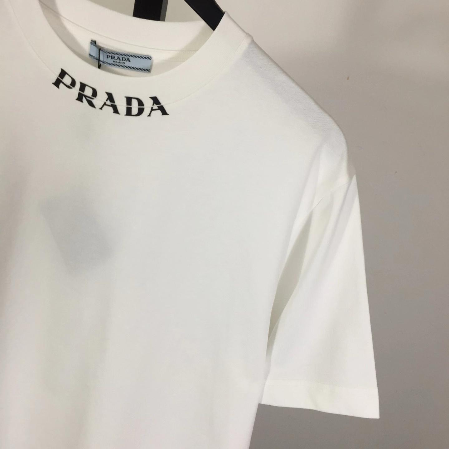 Prada Cotton T-Shirt - DesignerGu
