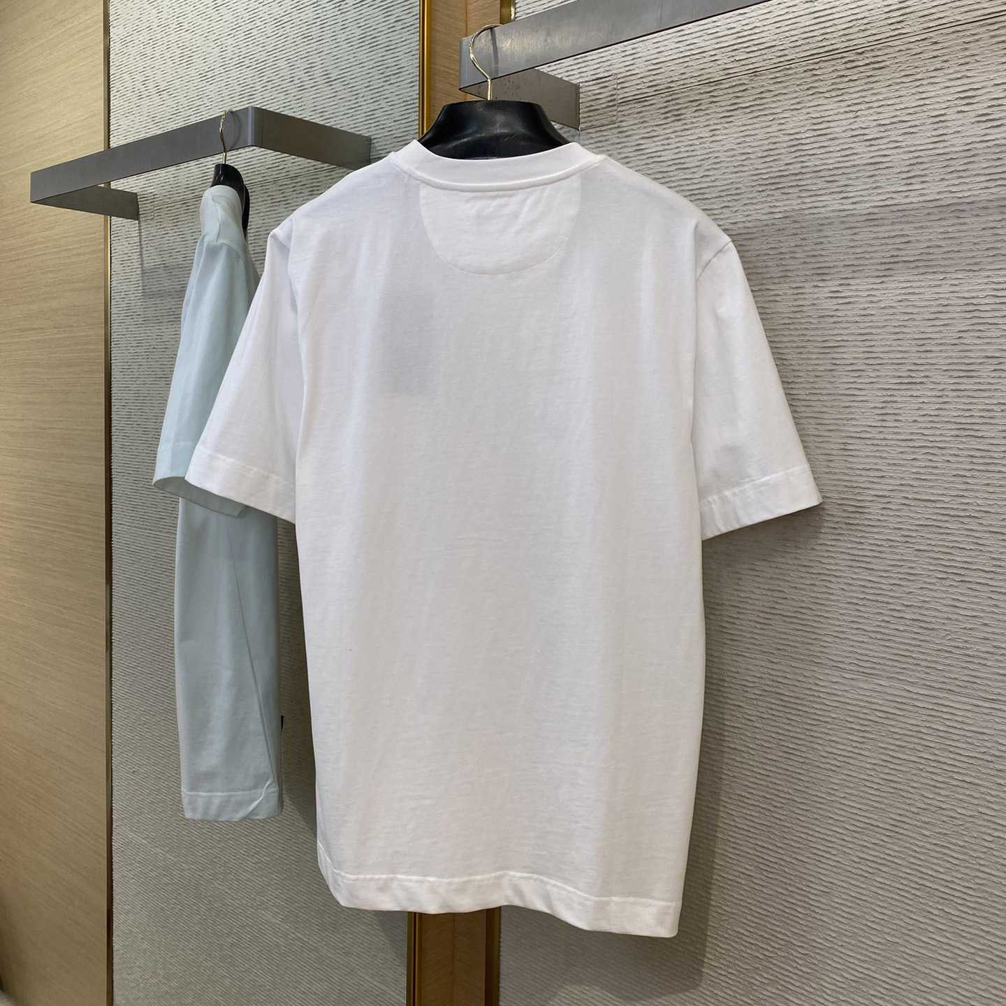 Fendi White Cotton T-shirt - DesignerGu