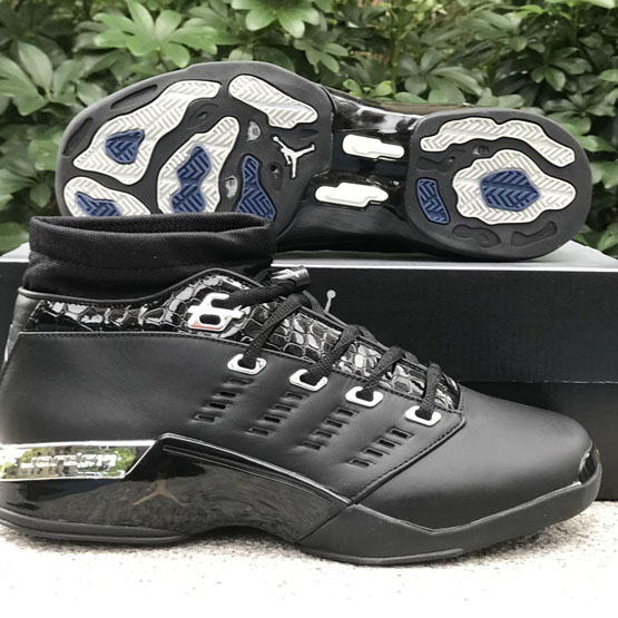 Jordan Air Jordan 17 0G Low Black Chrome   303891-004 - DesignerGu