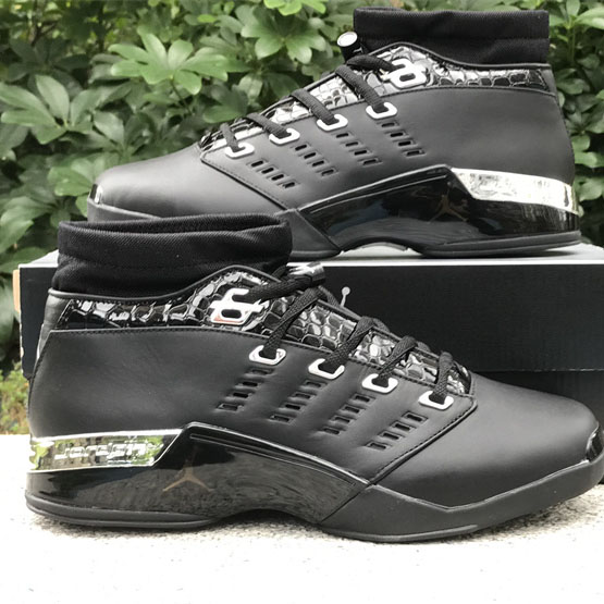 Jordan Air Jordan 17 0G Low Black Chrome   303891-004 - DesignerGu