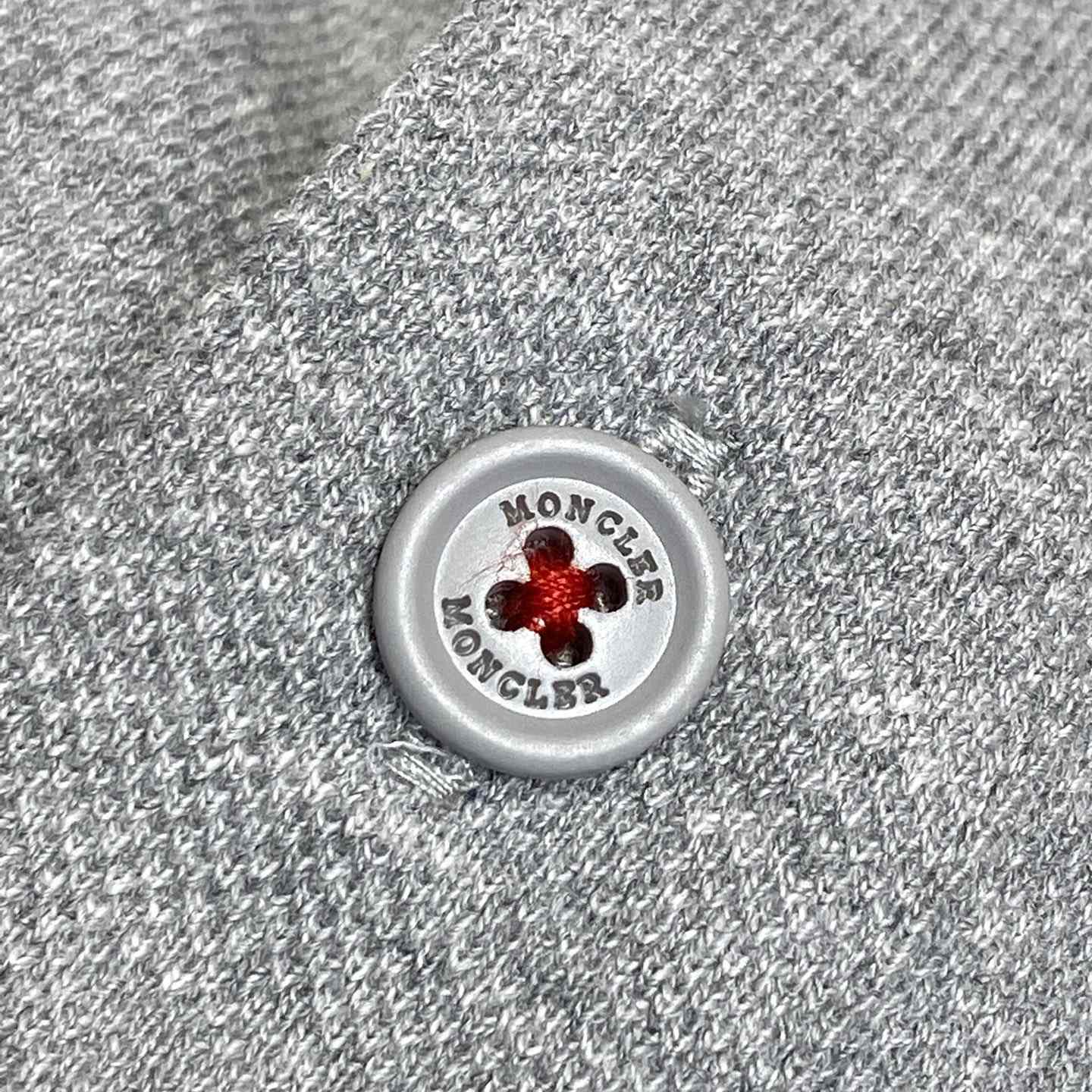 Moncler Logo Cotton Polo Shirt - DesignerGu