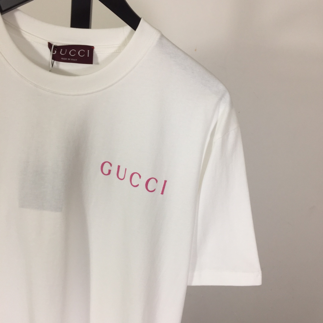 Gucci Printed Cotton Jersey T-shirt - DesignerGu