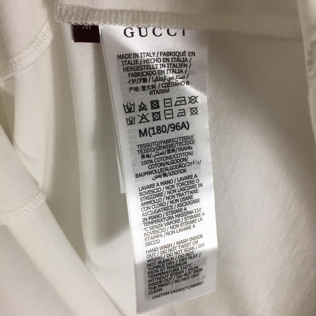 Gucci Printed Cotton Jersey T-shirt - DesignerGu