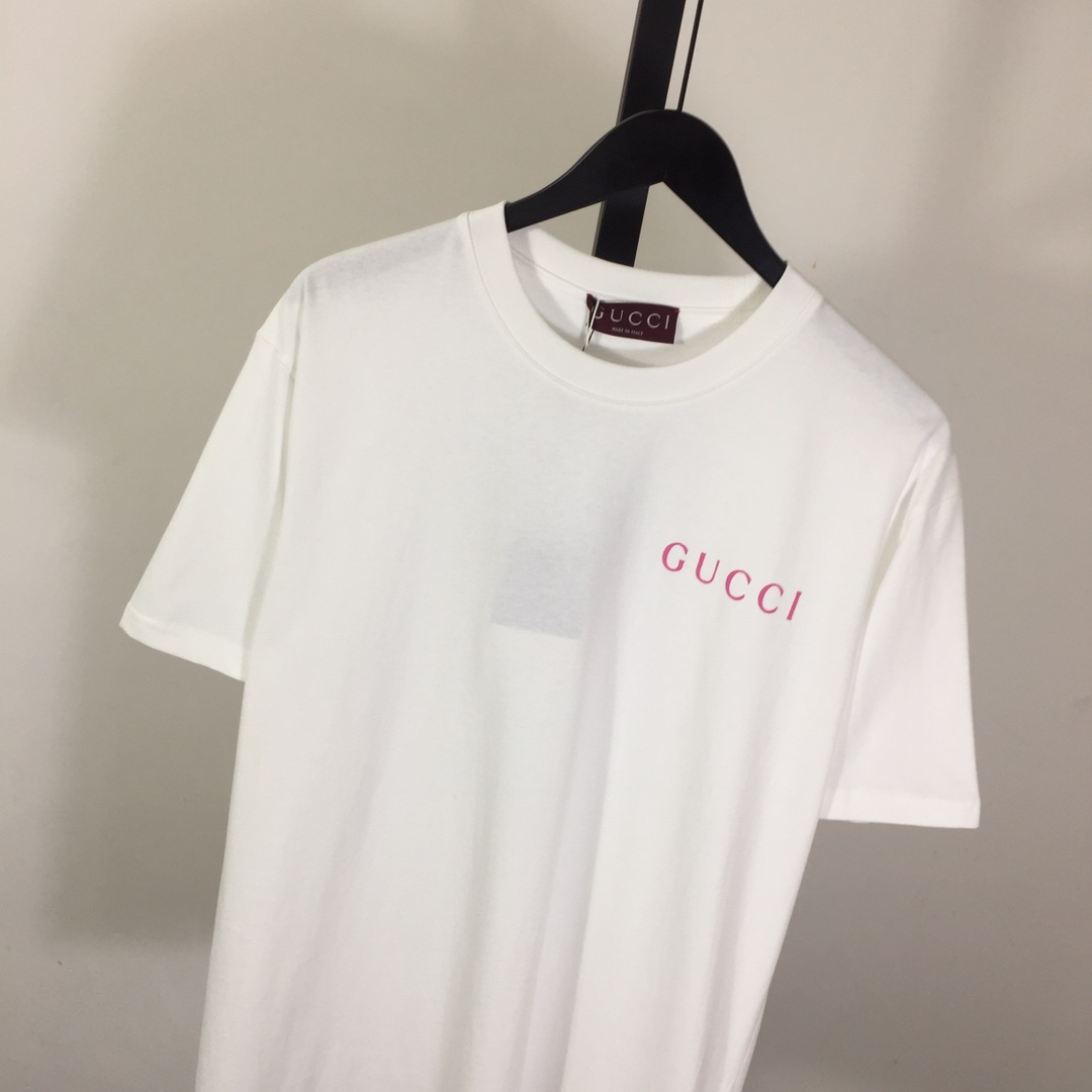 Gucci Printed Cotton Jersey T-shirt - DesignerGu