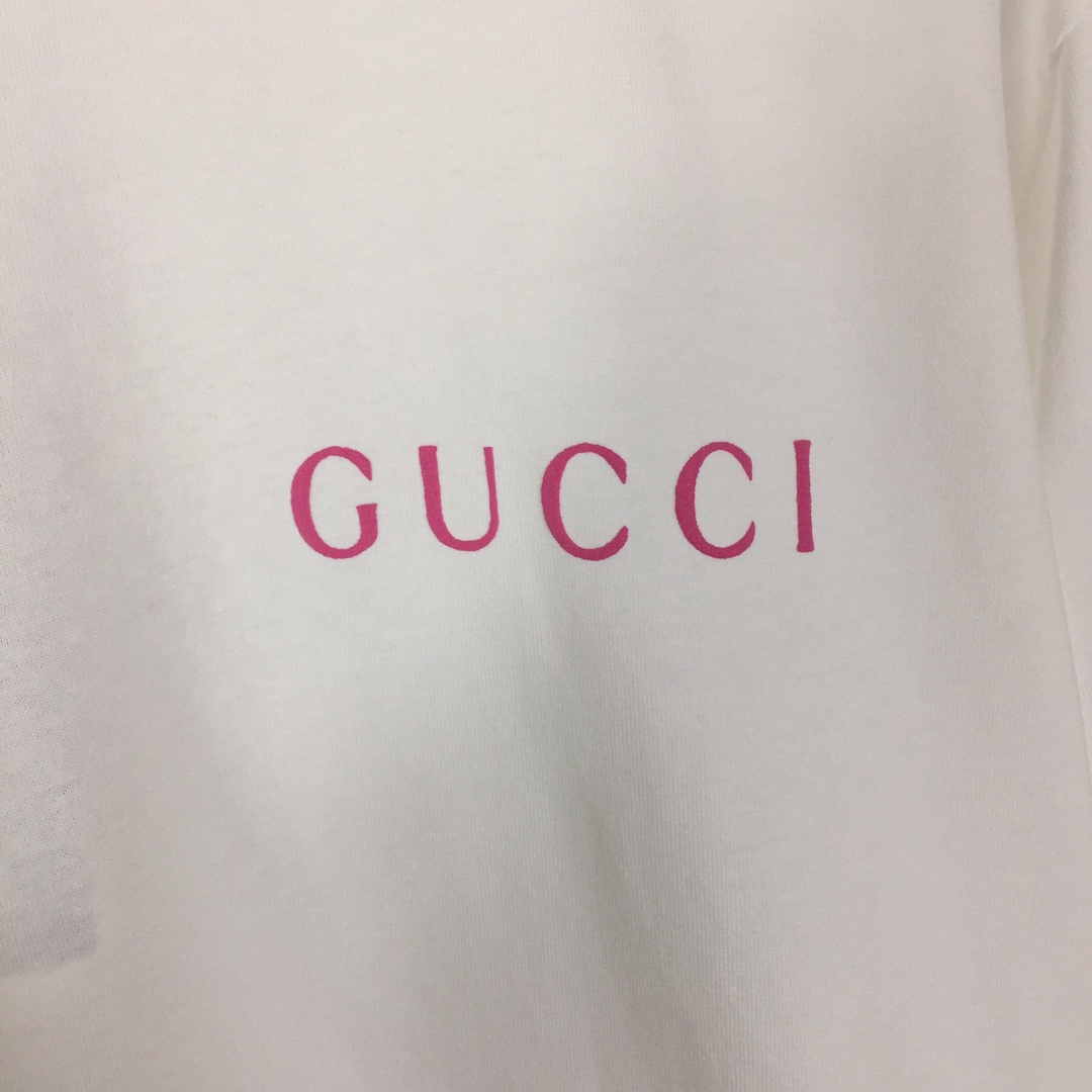 Gucci Printed Cotton Jersey T-shirt - DesignerGu