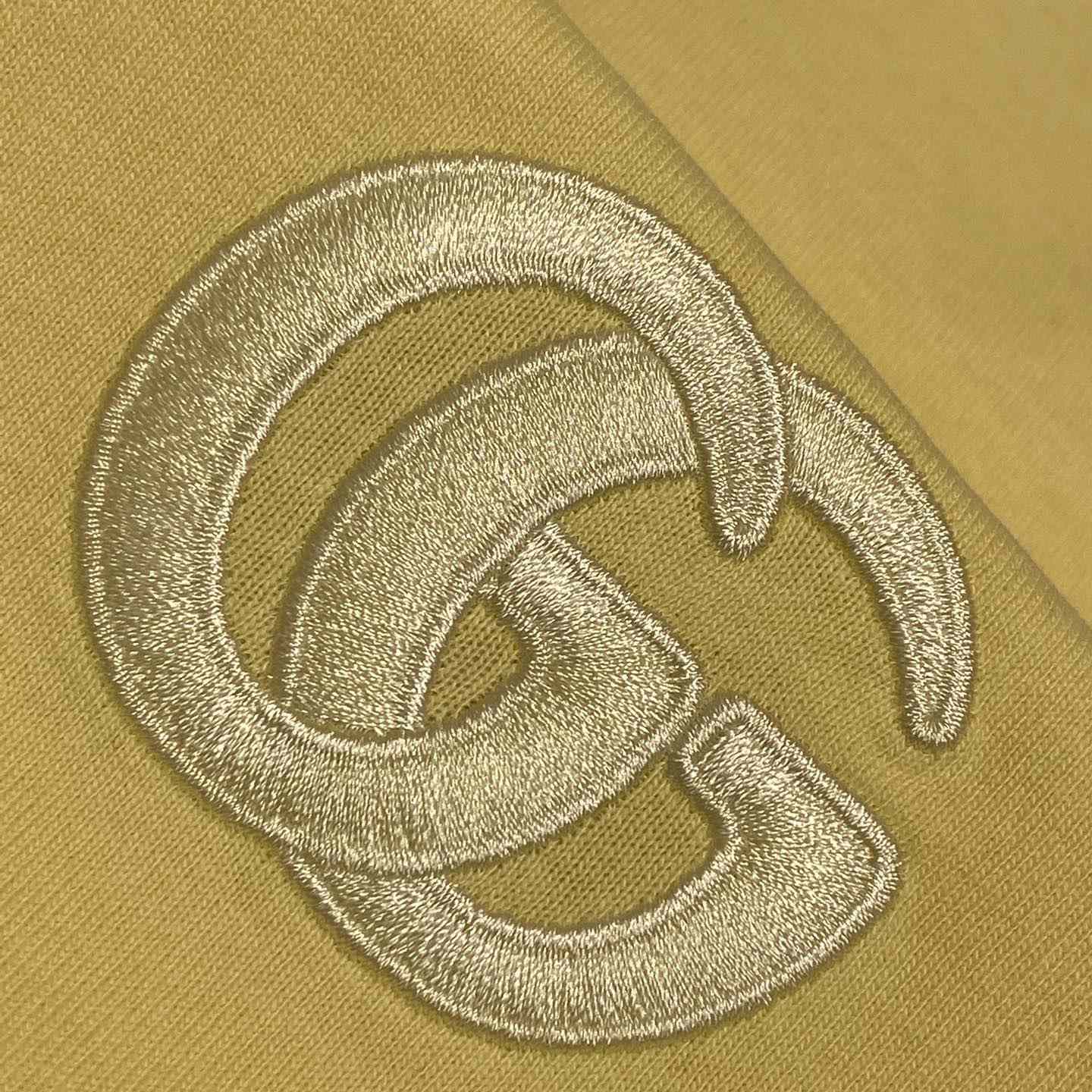 Gucci Embroidered Cotton Jersey T-shirt - DesignerGu