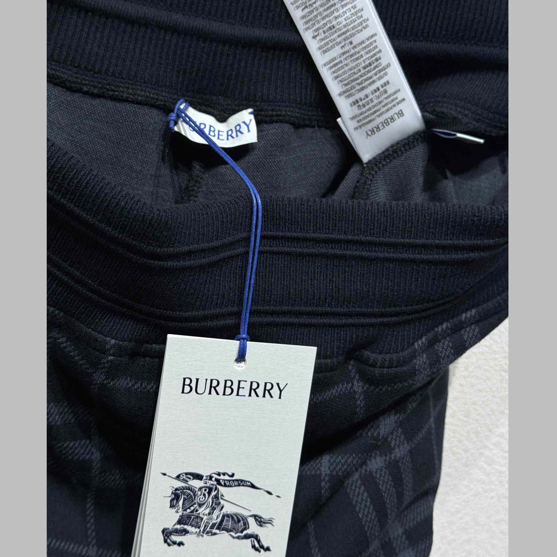 Burberry Check Stretch Cotton Blend Shorts - DesignerGu