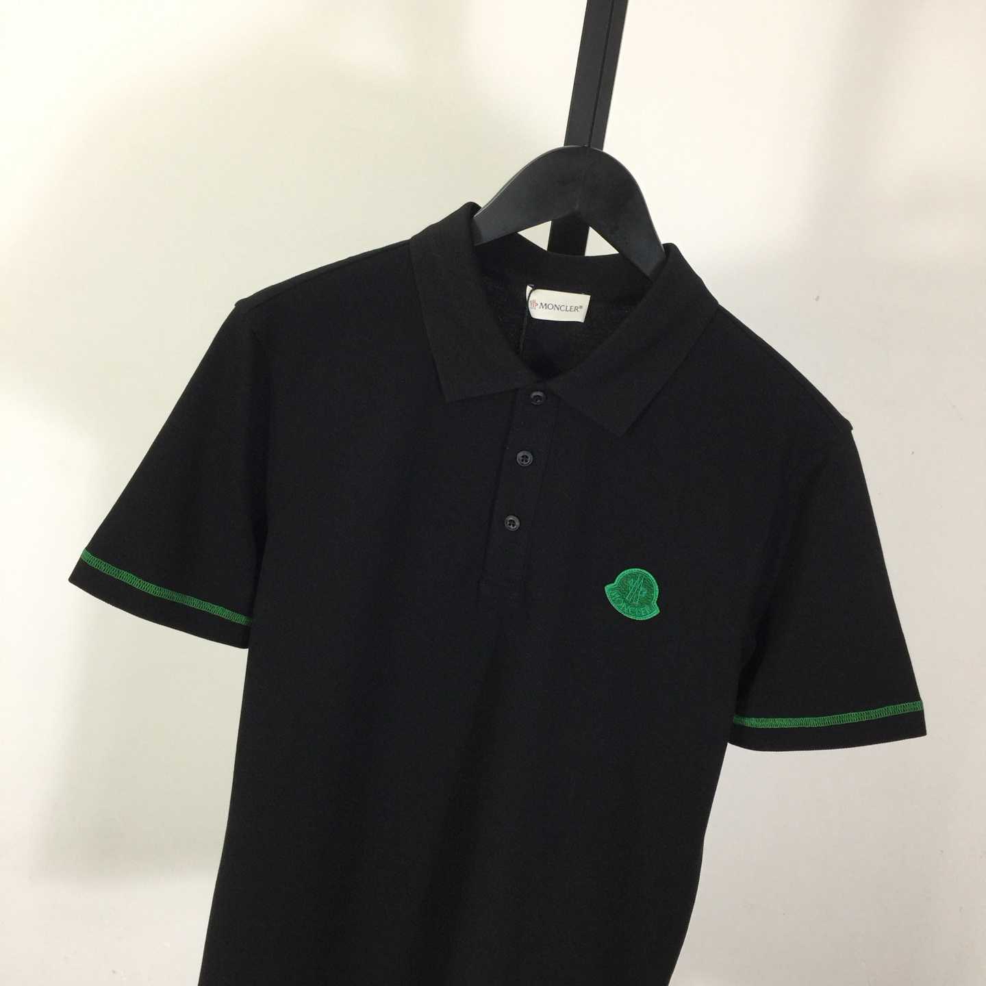 Moncler logo-patch Cotton Polo Shirt - DesignerGu