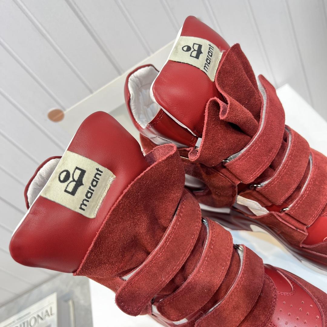 Isabel Marant Balskee High-Top Wedge Sneakers  - DesignerGu