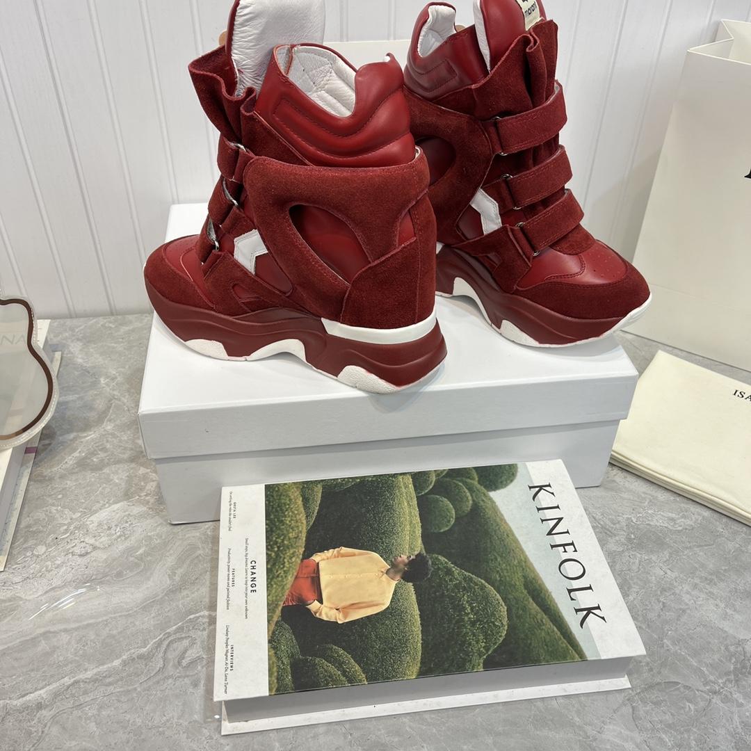 Isabel Marant Balskee High-Top Wedge Sneakers  - DesignerGu