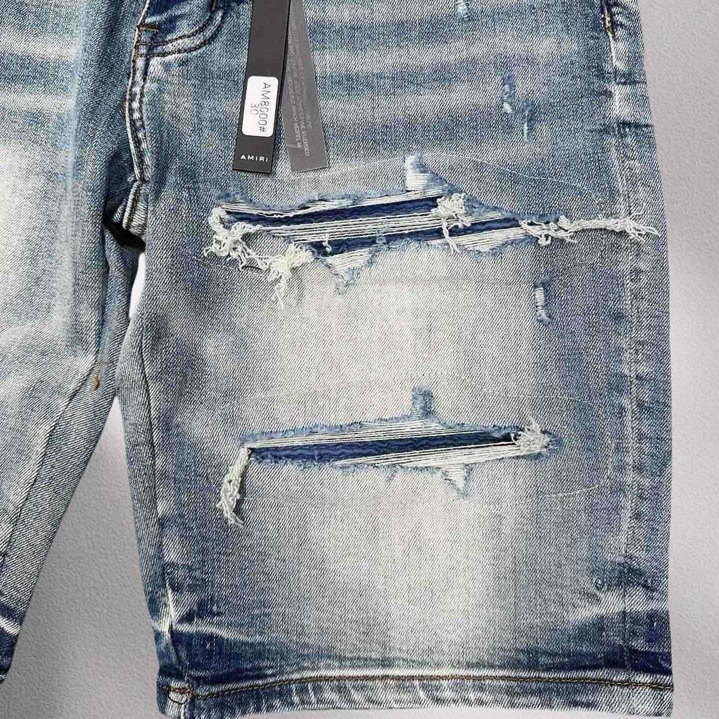 Amiri Denim Shorts     8000 - DesignerGu