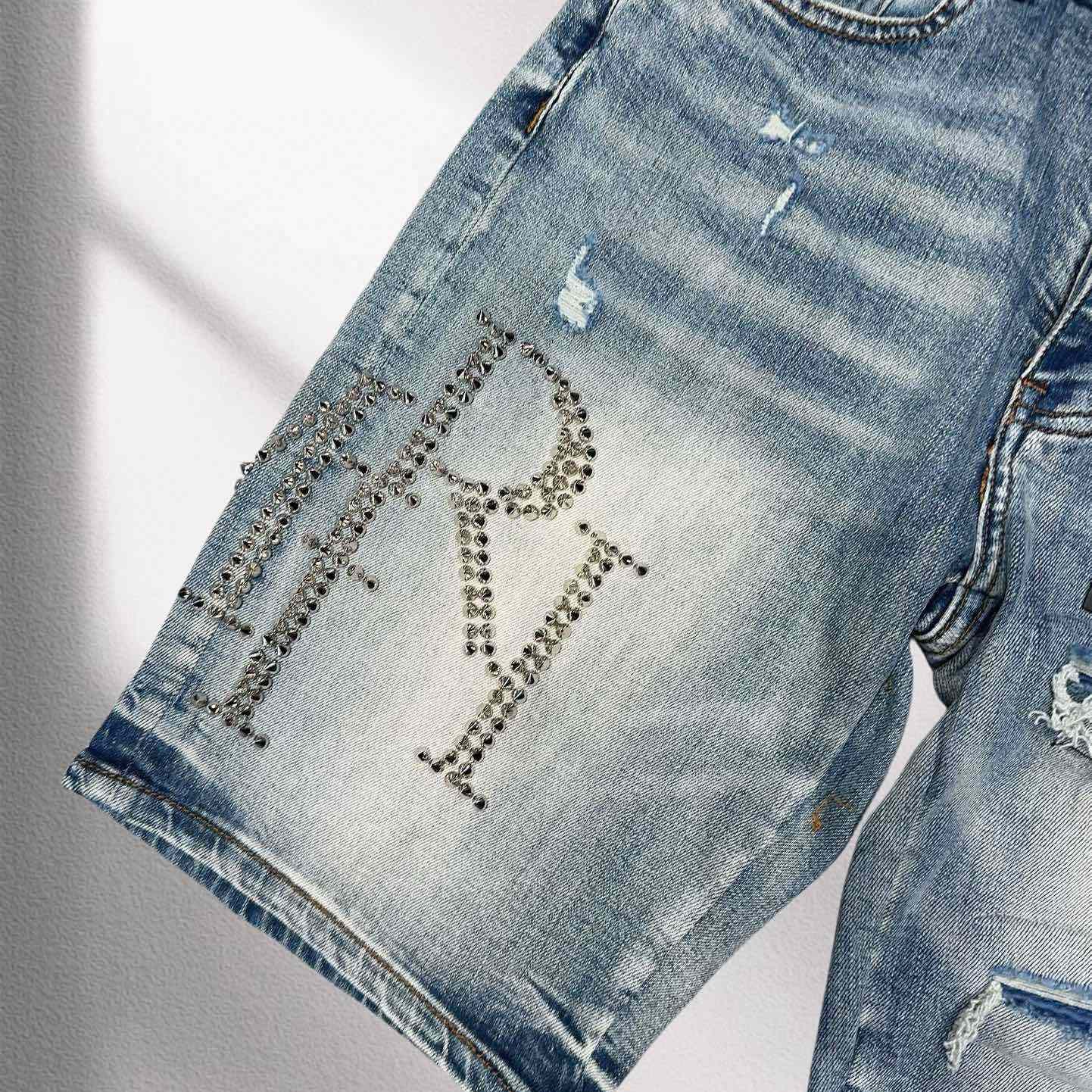 Amiri Denim Shorts     8000 - DesignerGu
