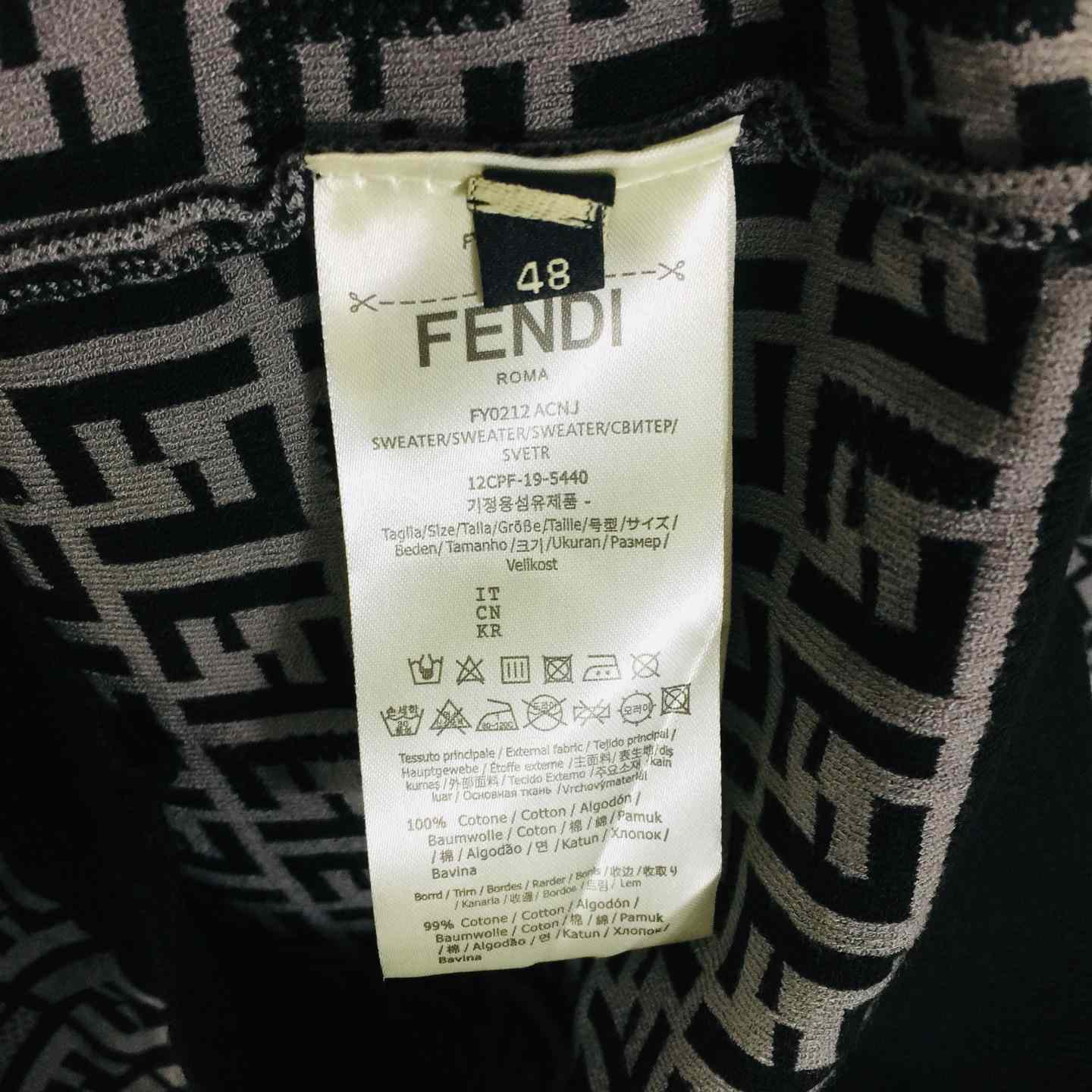 Fendi FF Cotton Jumper - DesignerGu