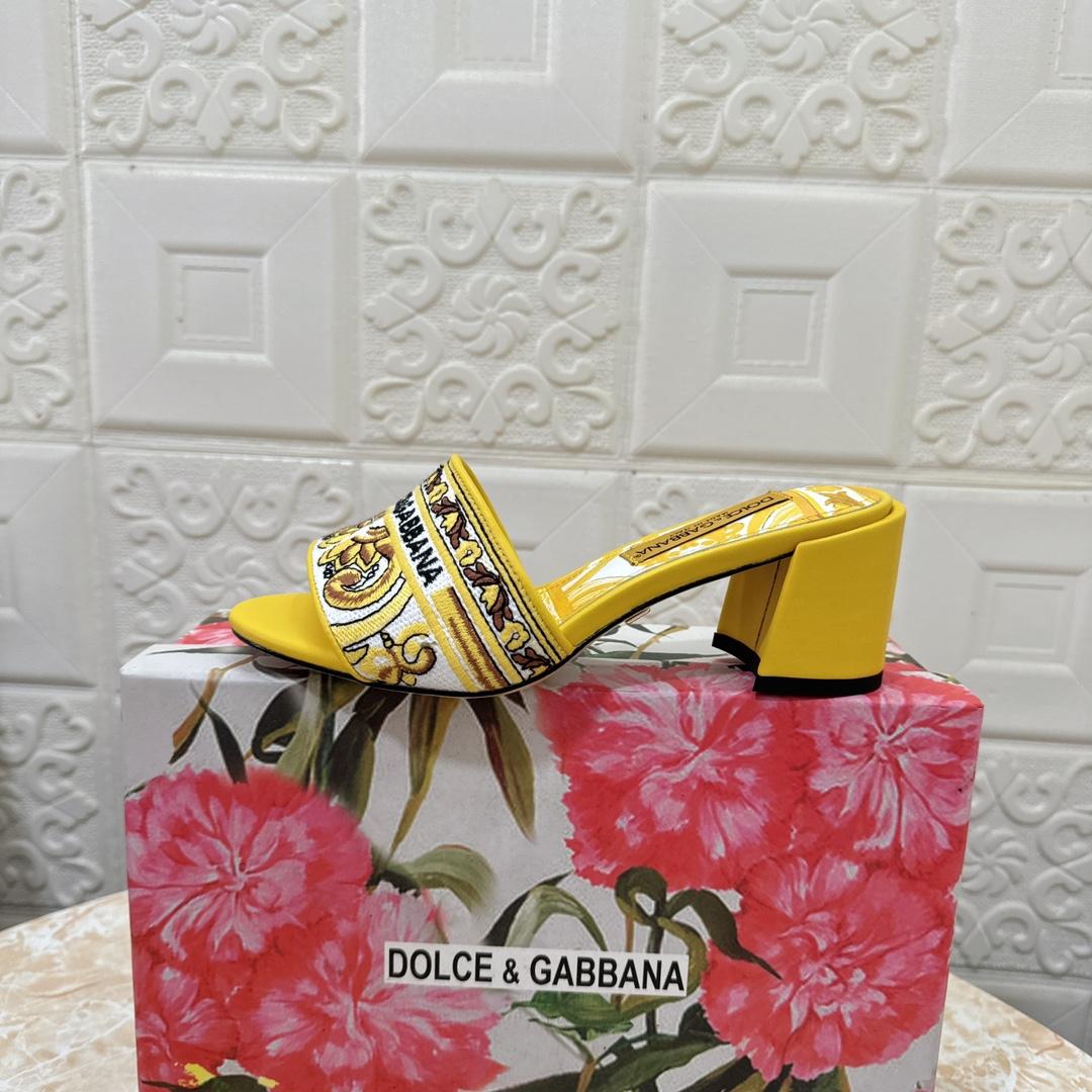 Dolce & Gabbana 65mm Majolica-embroidered Sandals  - DesignerGu