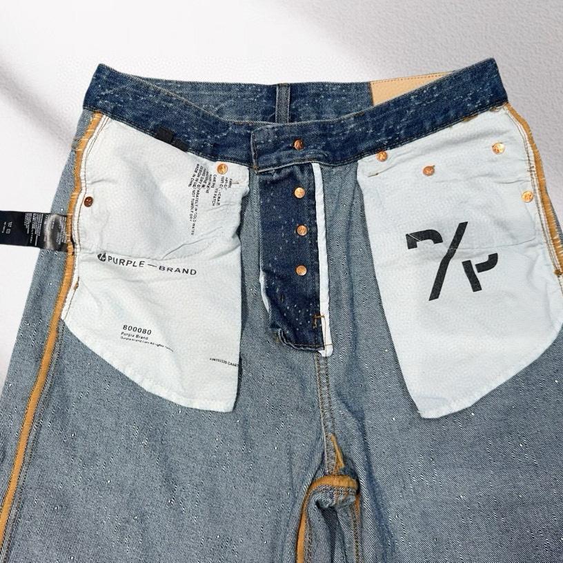 Purple-Brand Denim Shorts    1366 - 