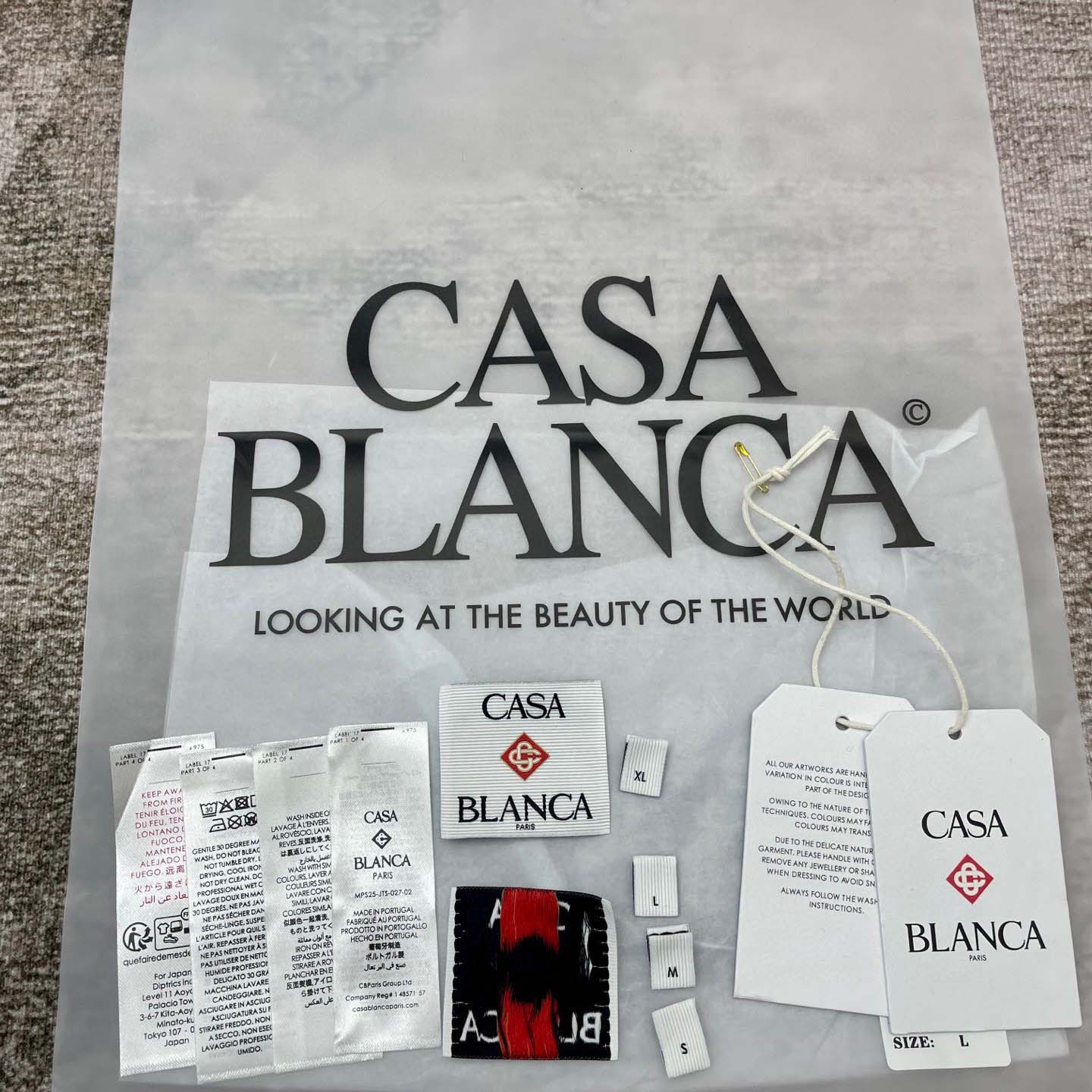 Casablanca Logo-patch T-shirt   C1002 - DesignerGu