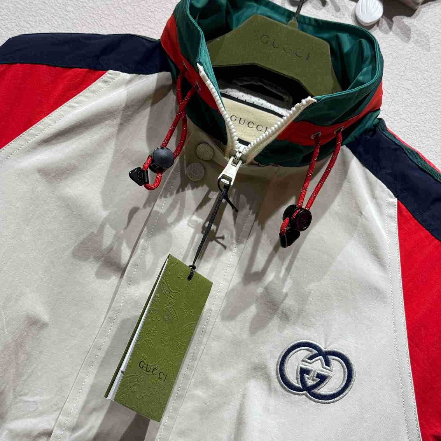 Gucci Colour-block Bomber Jacket  - DesignerGu